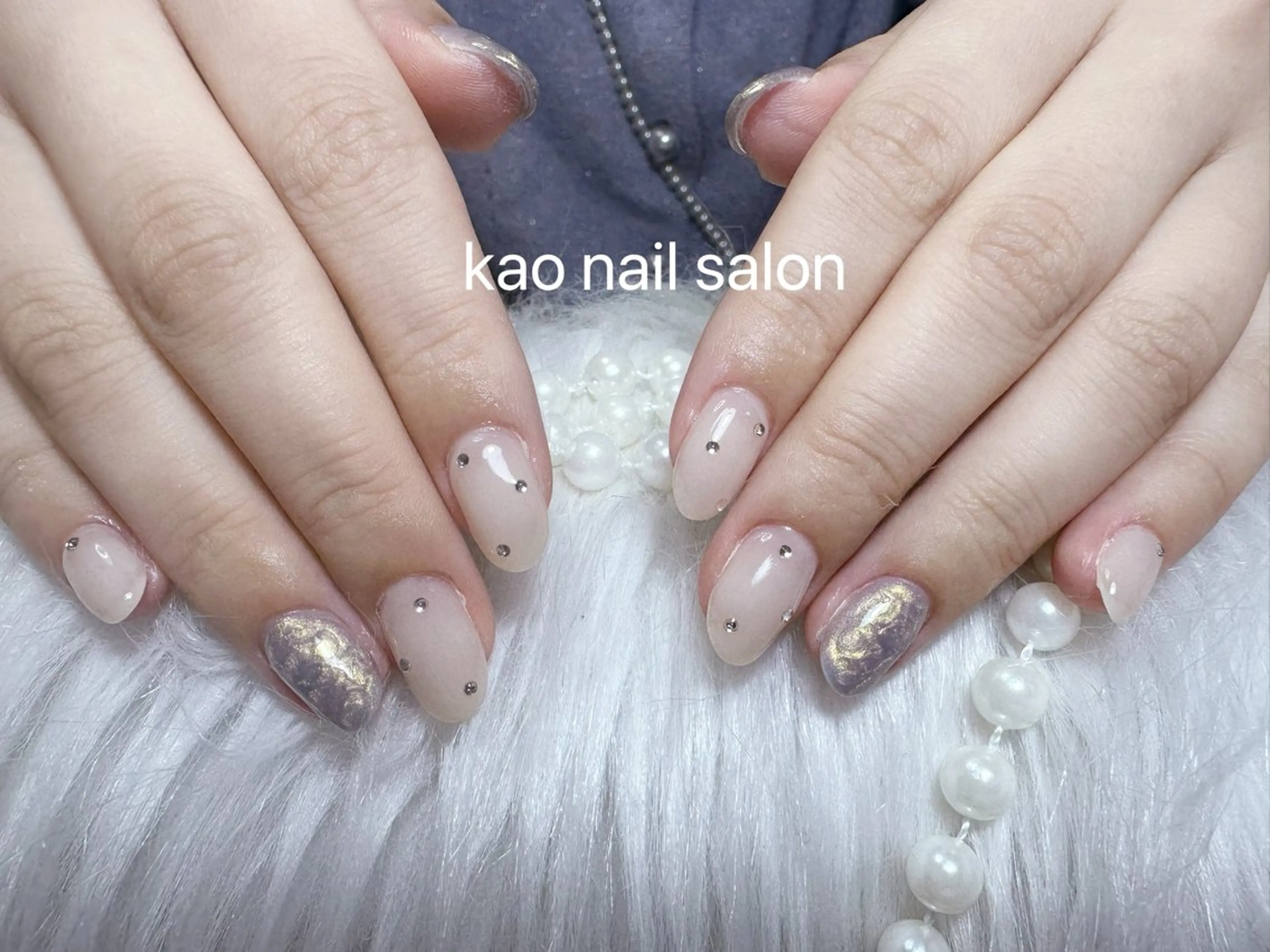 ネイル ハンドネイル kao nail マグネット/長さだしのネイルデザイン