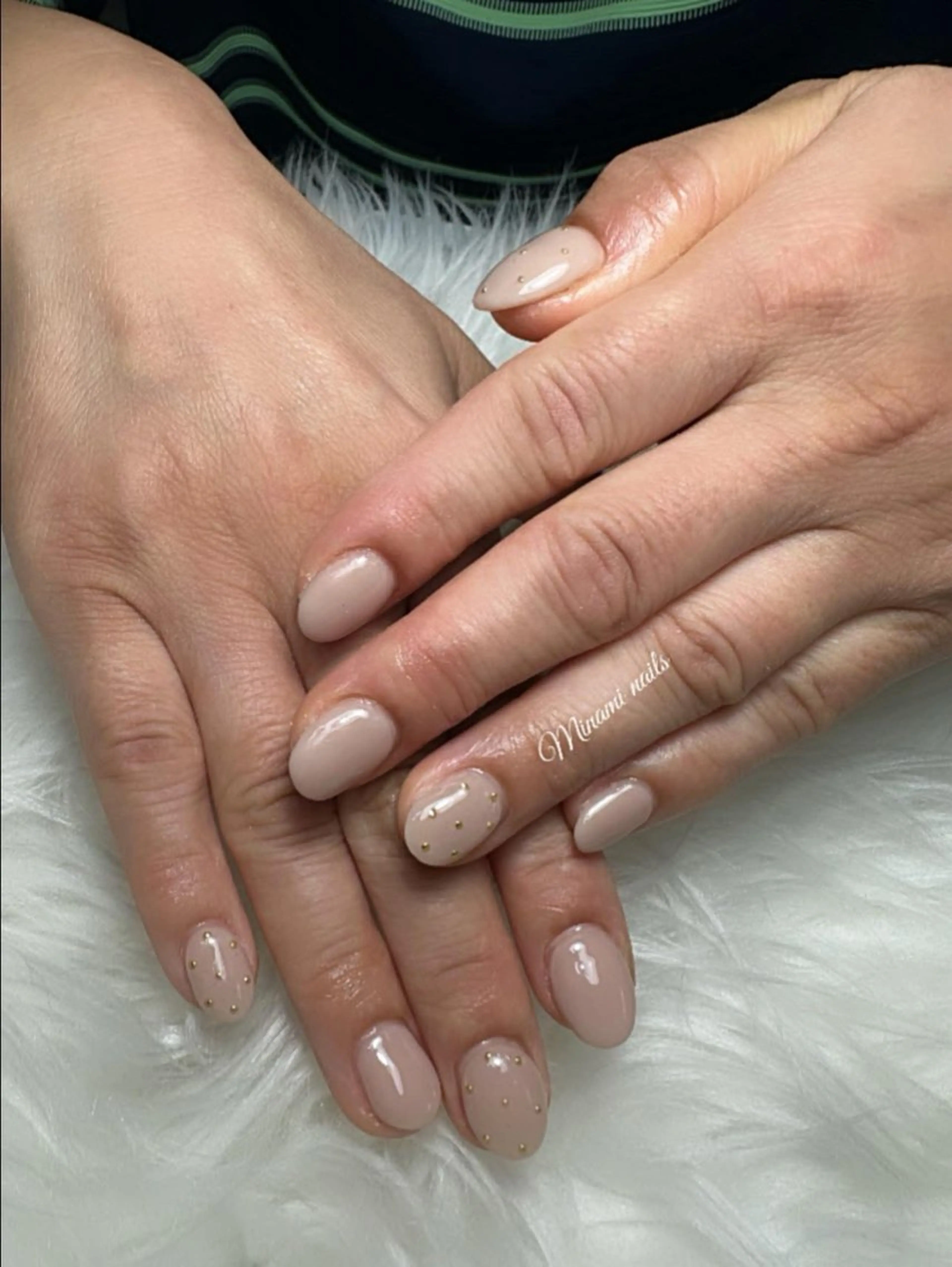 ネイル アートネイル オーロラネイル ガーリー キラキラネイル 韓国ネイル Minami Nailsのネイルデザイン