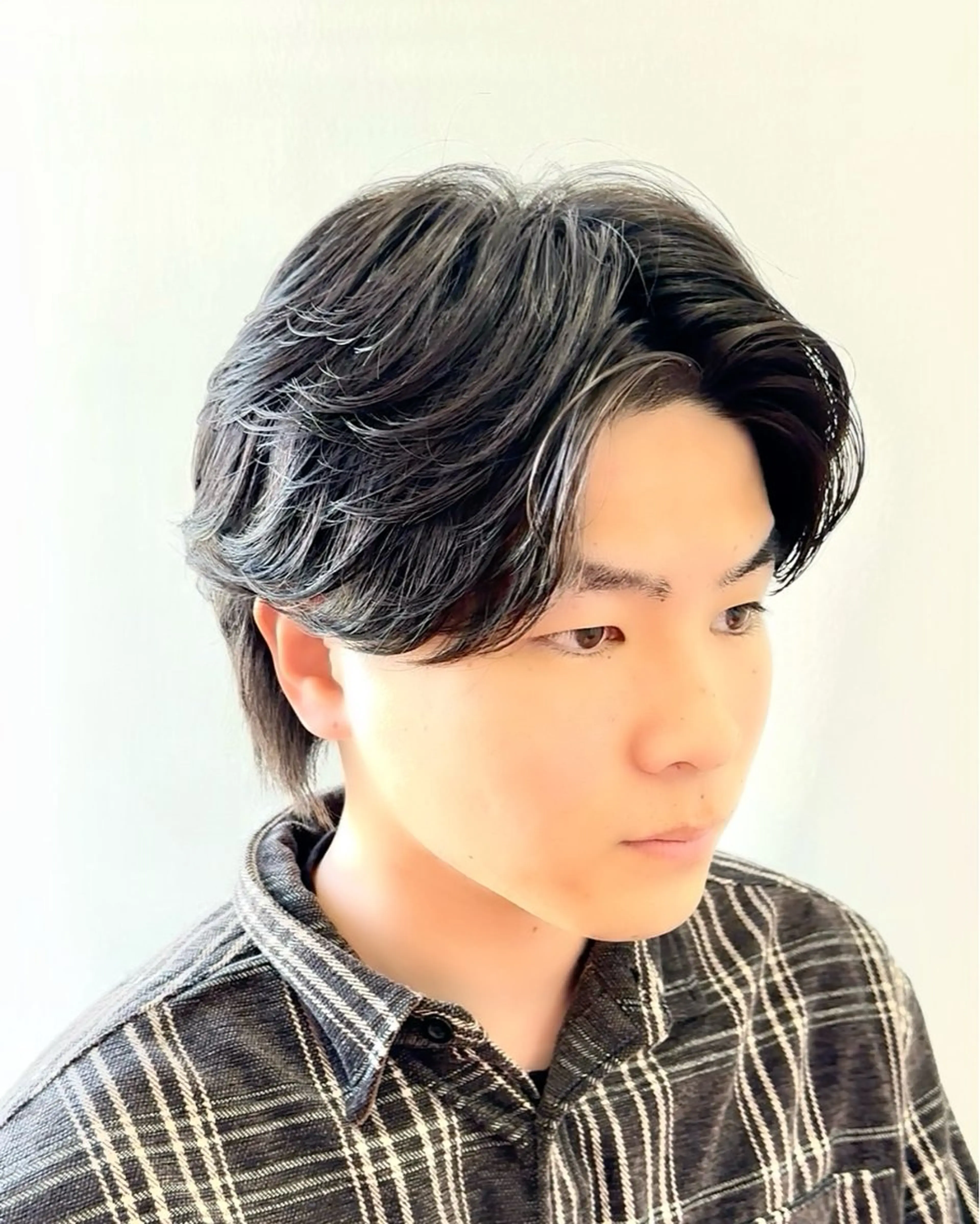 パーマ メンズ センターパート メンズパーマ ニュアンスパーマ カット パーマ トリートメント ☆★メンズ特化★☆ 川地由麿のヘアスタイル