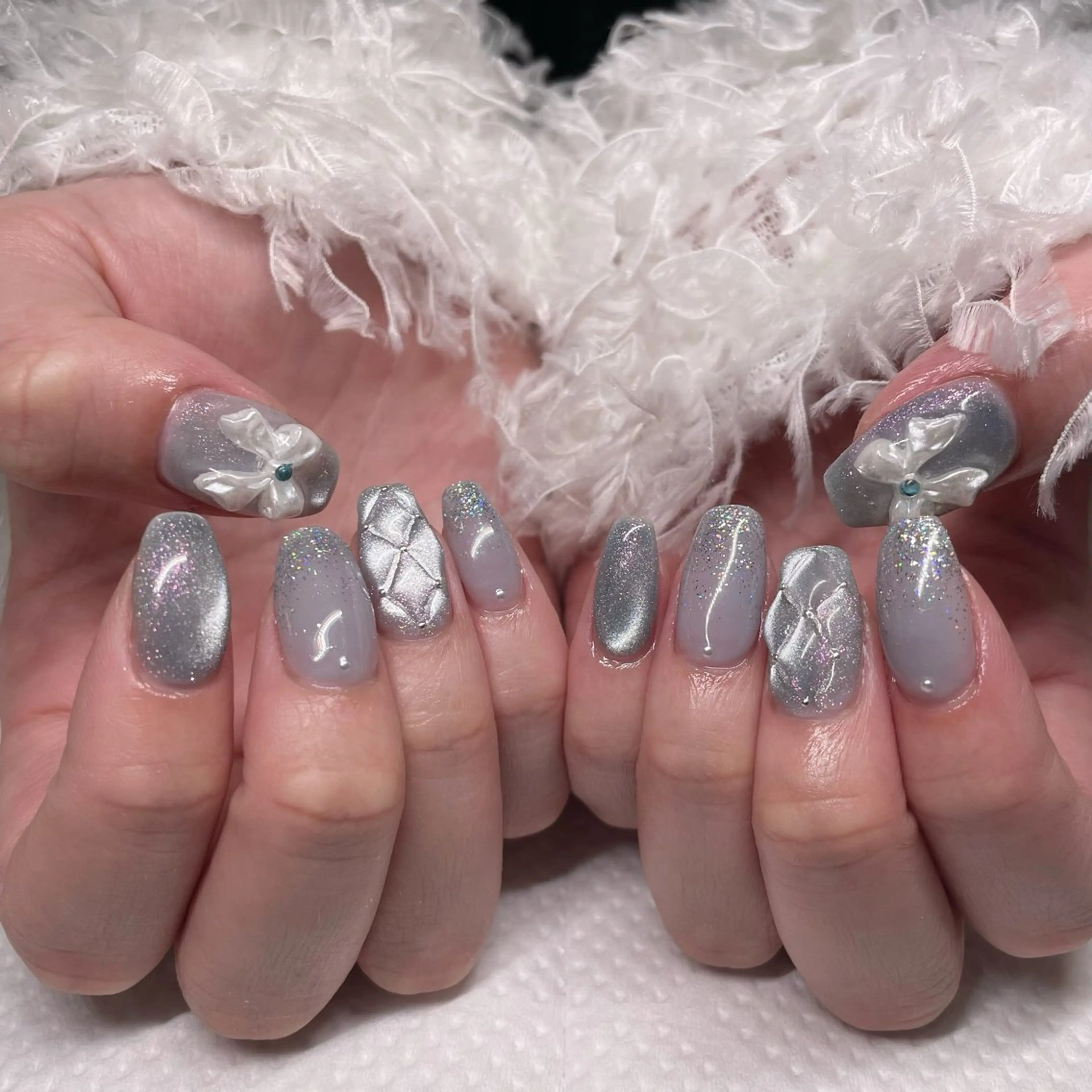 ネイル マグネットネイル ハンドネイル Ricnail☾ ayanoのネイルデザイン