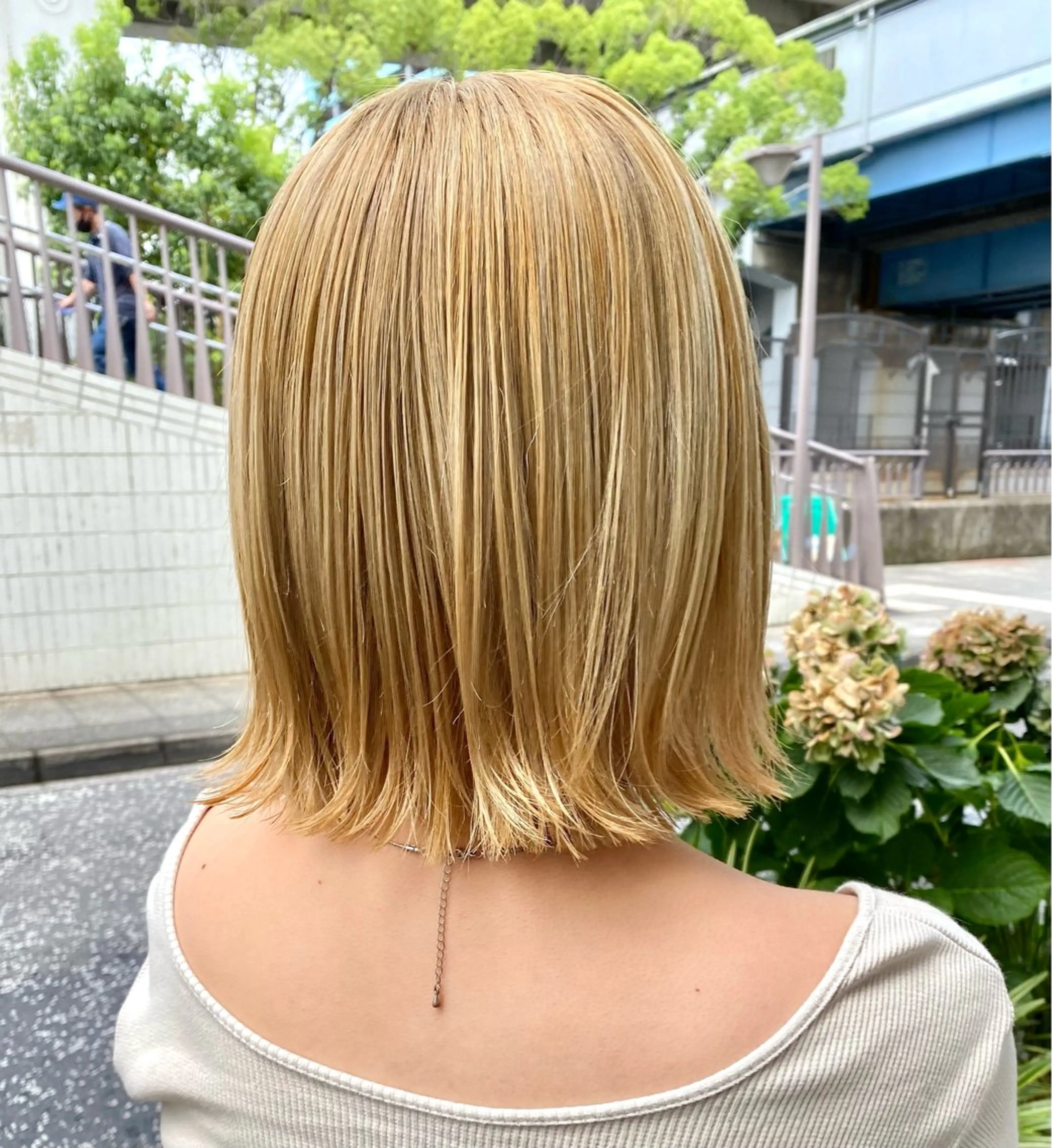 ミディアム カラー/塚原里沙 川崎のヘアスタイル