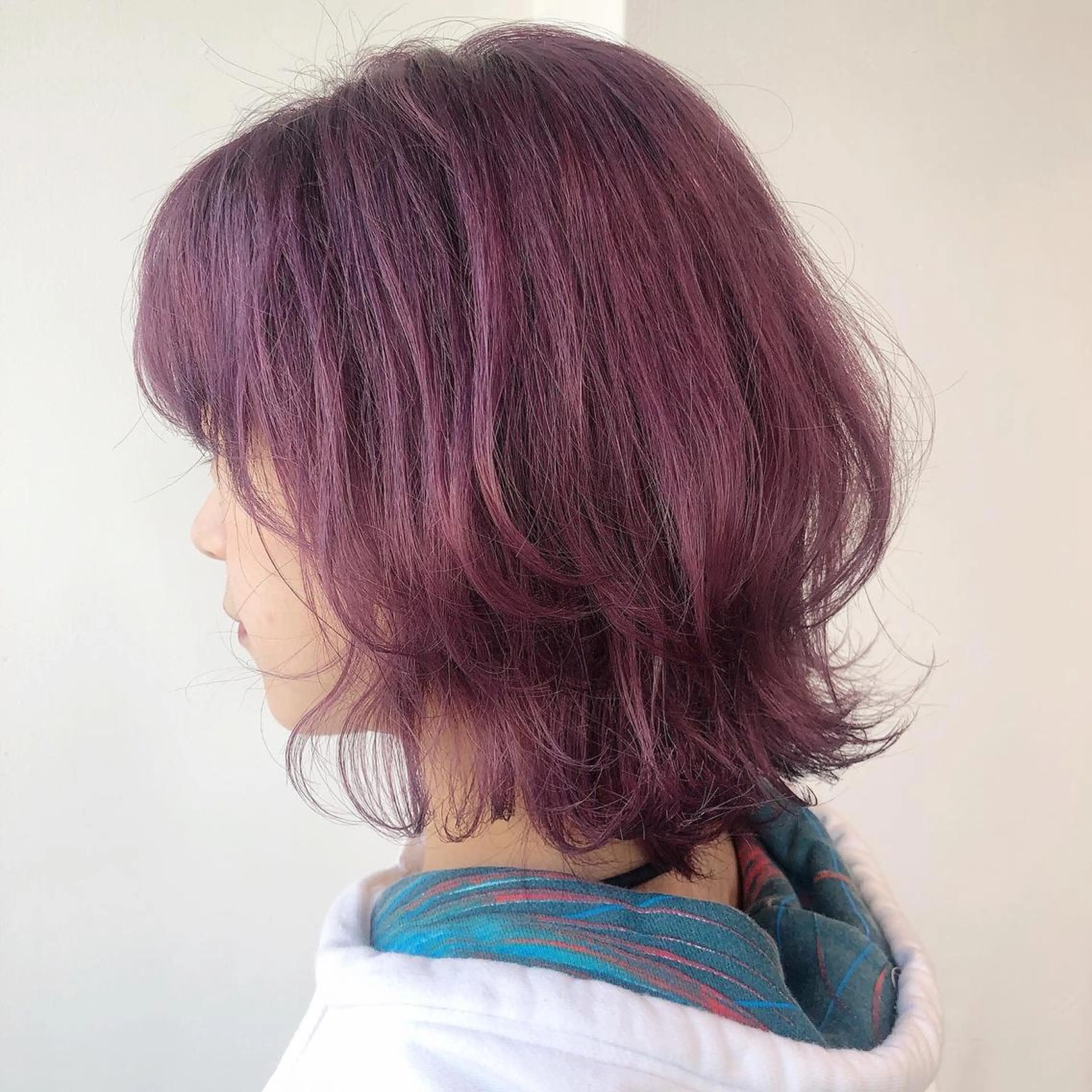 ショート カラー ラベンダーカラー ヘアカラー トリートメント ヘアセット ❤️sai❤️ official❤️のヘアスタイル