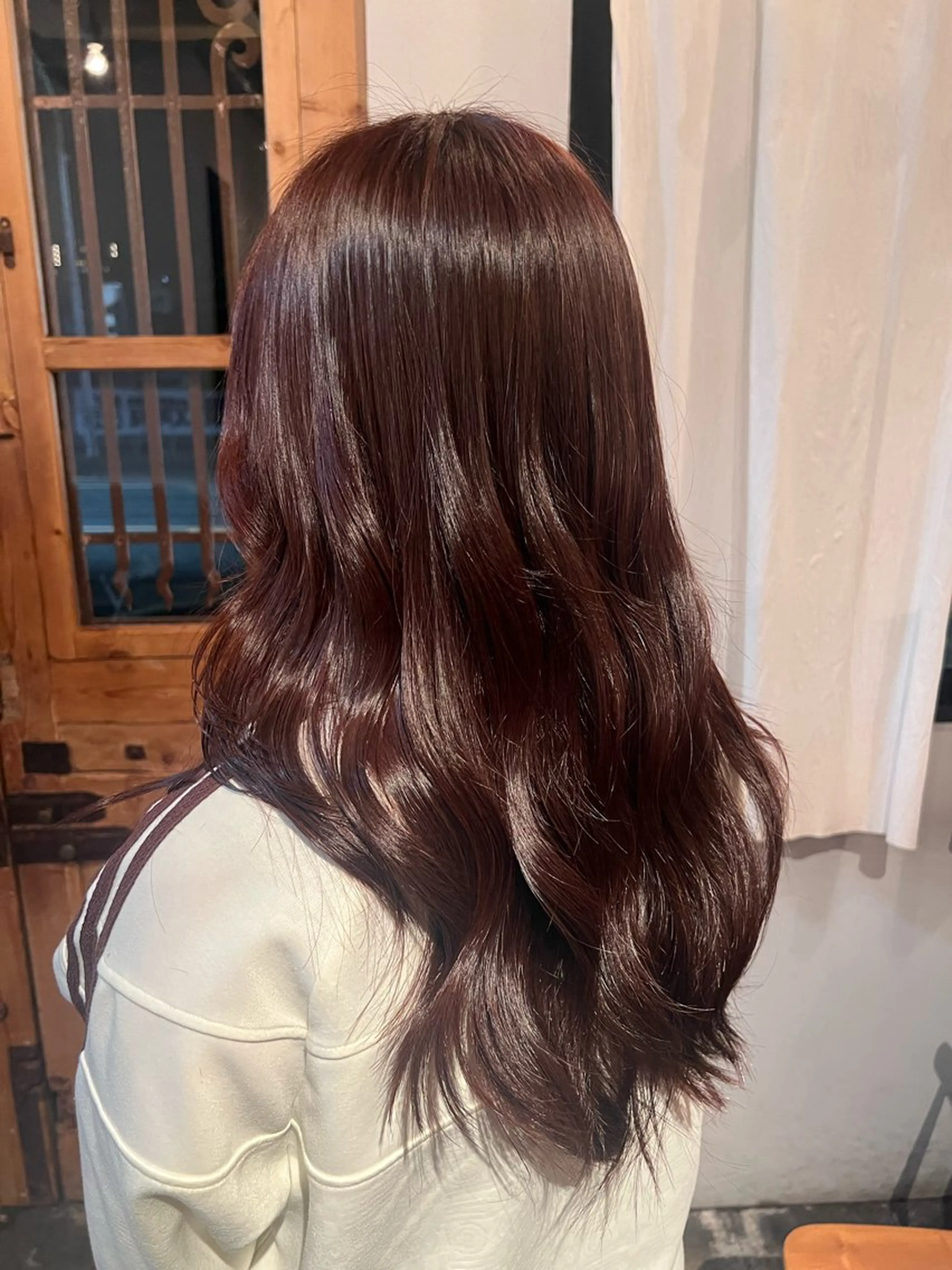 カラー ブラウンカラー ピンクカラー ヘアカラー 神崎 玲海のヘアスタイル