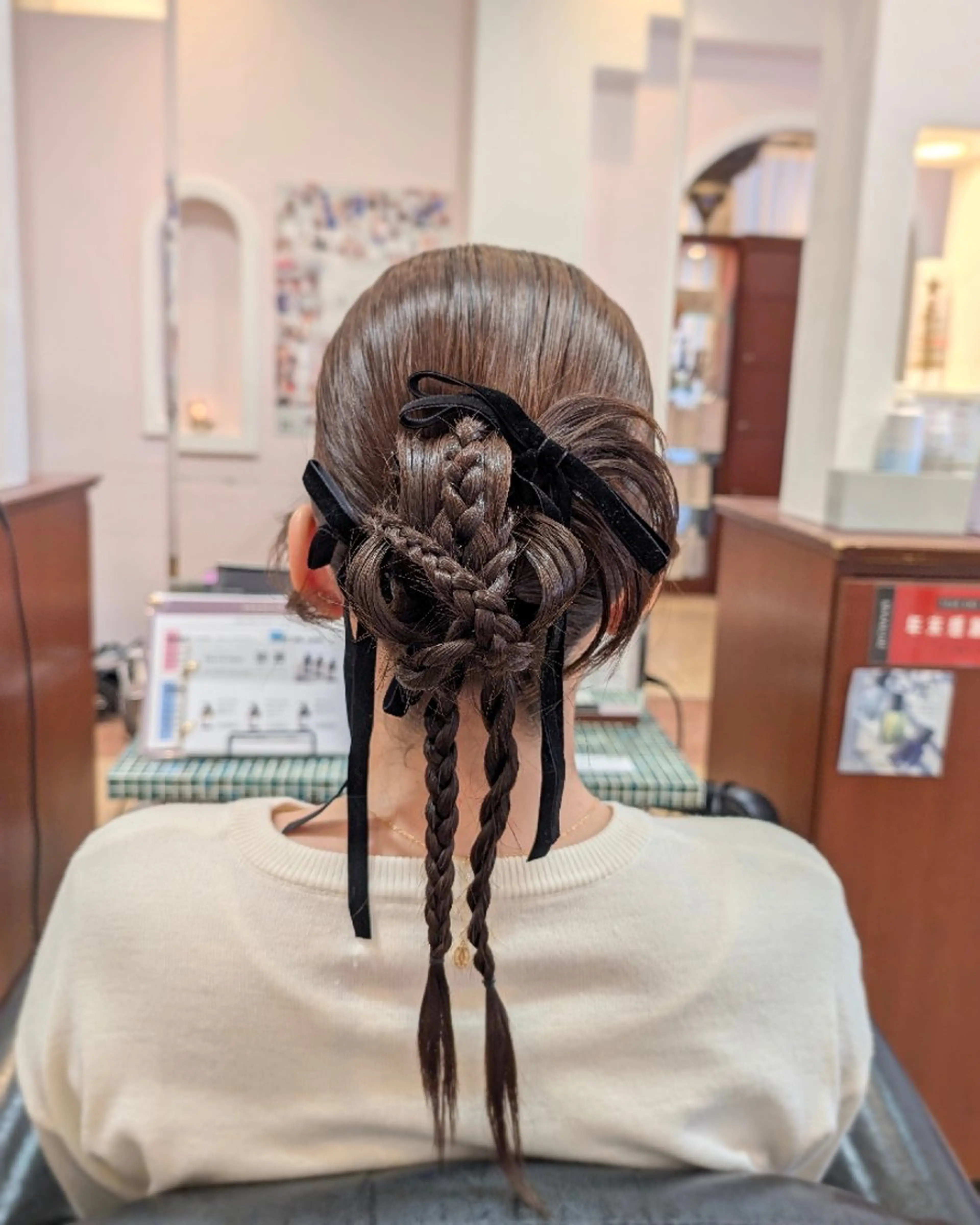 ヘアアレンジ ヘアセット ブランシェ勝川南口店 石原 あゆみのマツエク・マツパデザイン
