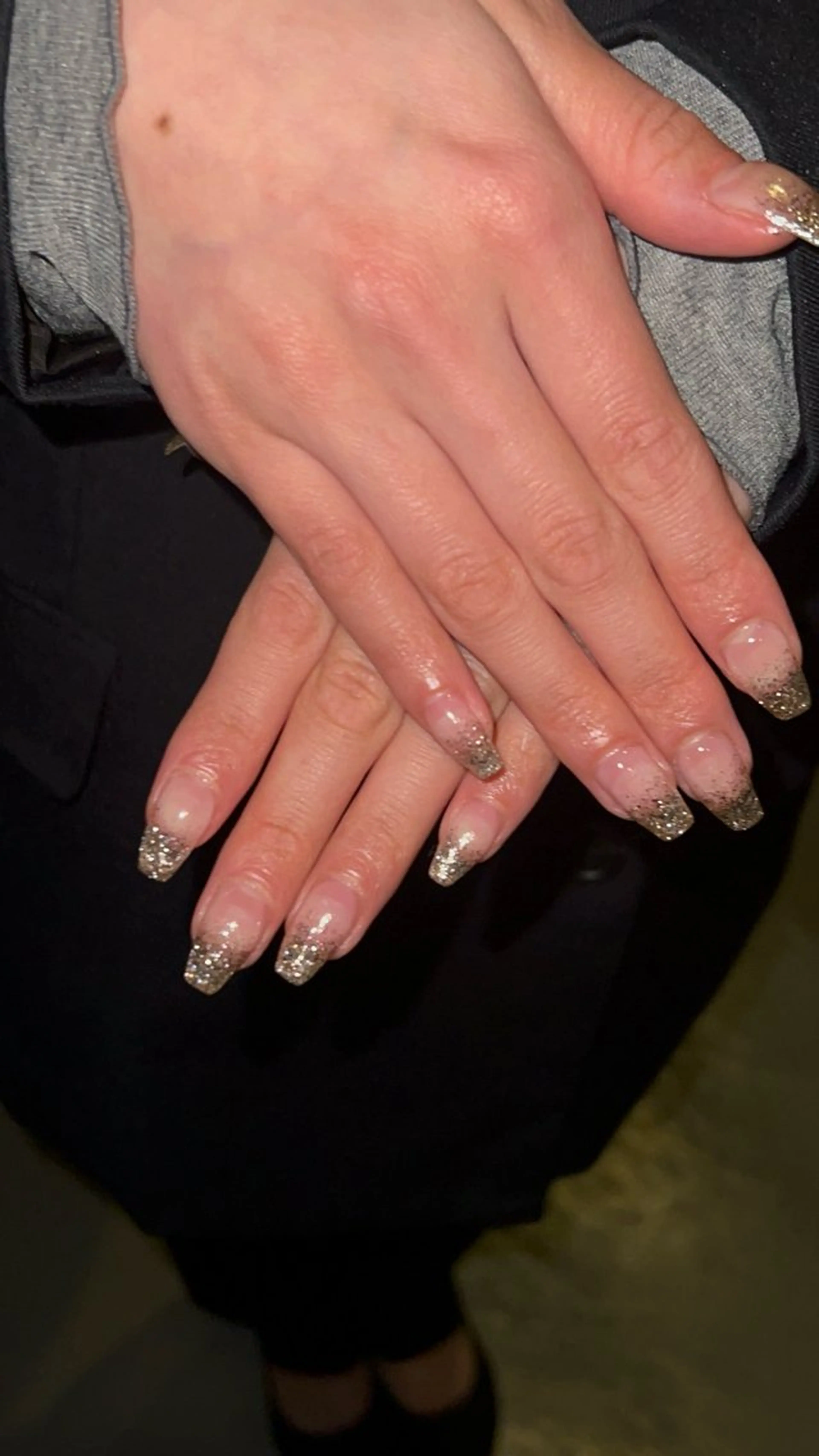 ネイル ラメ(グリッター) ラメグラデーション ハンドネイル IROHA NAIL 聖奈のネイルデザイン