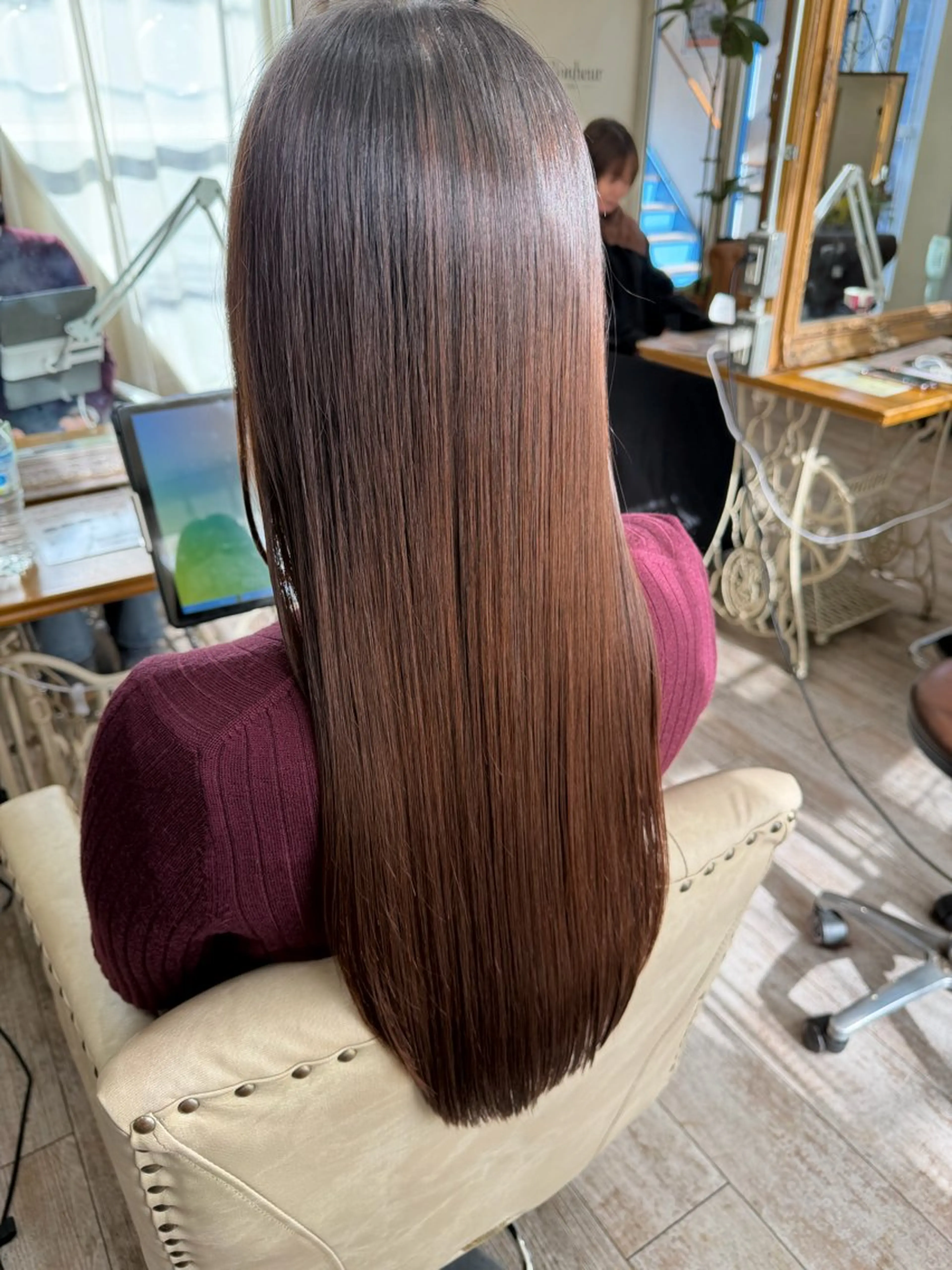 ロング カラー 髪質改善 レイヤーカット ロング カット ヘアカラー トリートメント 新越谷noble店長 松本拓也▶◀*.のヘアスタイル