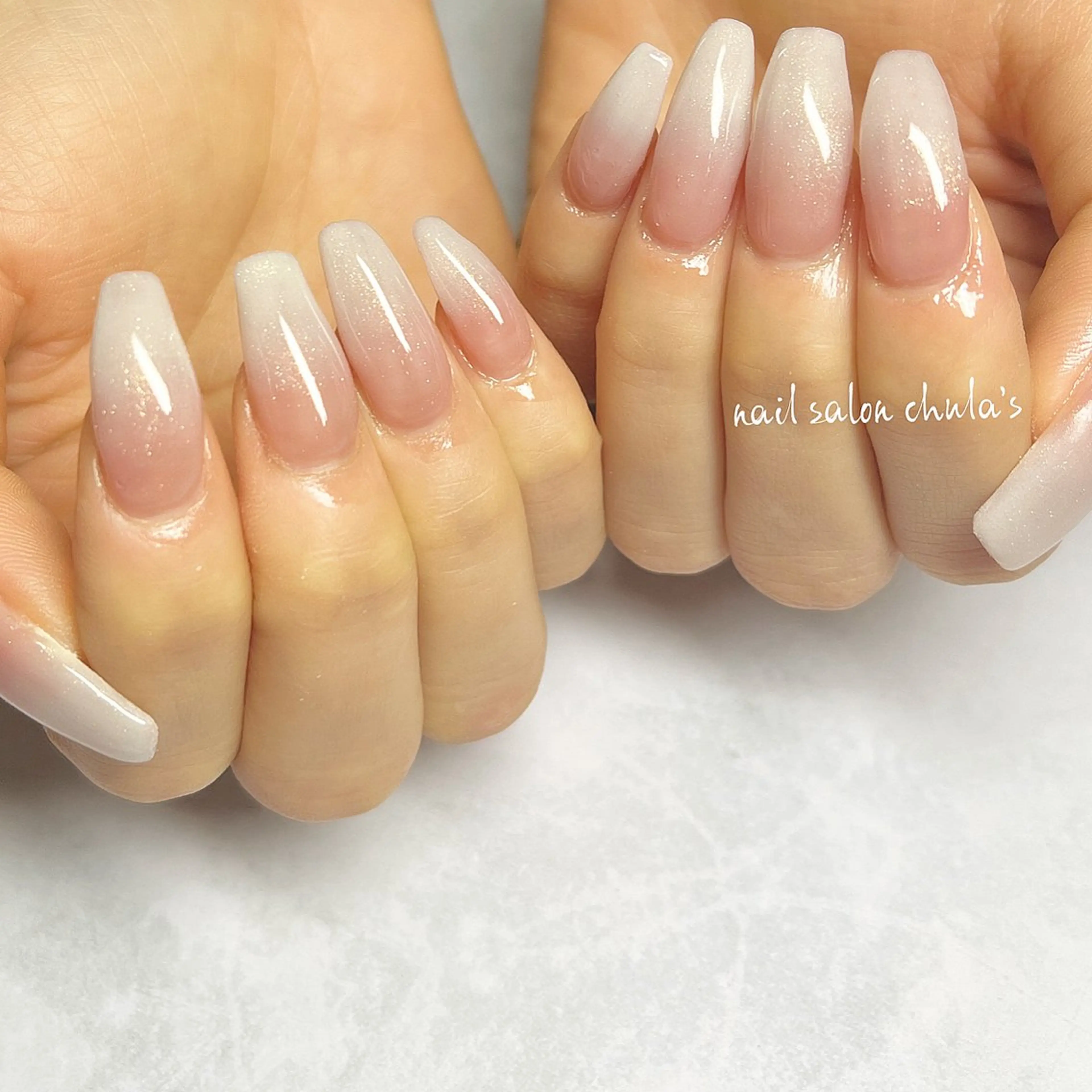 ネイル グラデーション ピンク nail salon  chula's所属・☆ayaka ☆のネイルデザイン