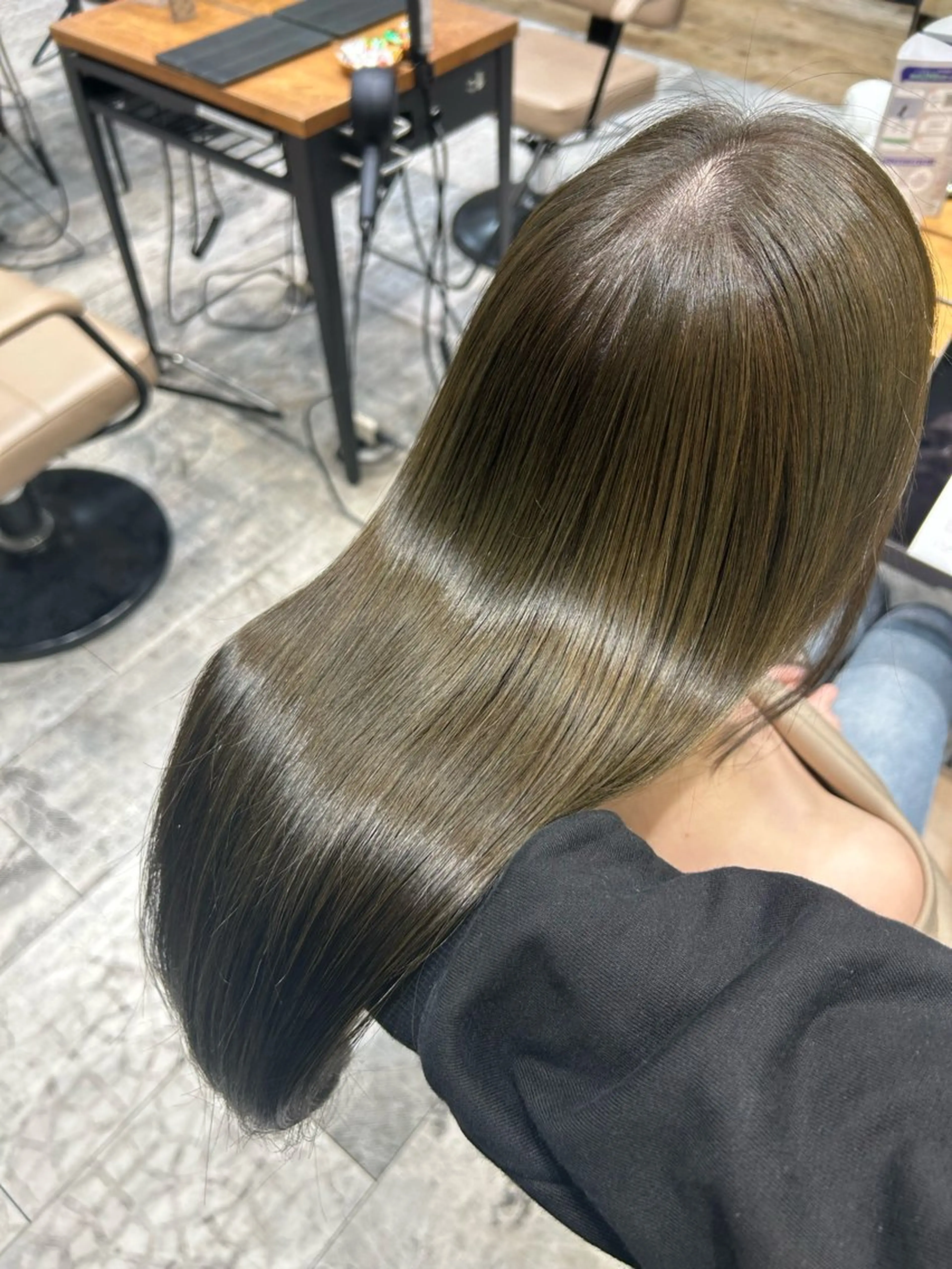 カラー オリーブカラー ヘアアレンジ /カラー和田茉日琉のヘアスタイル