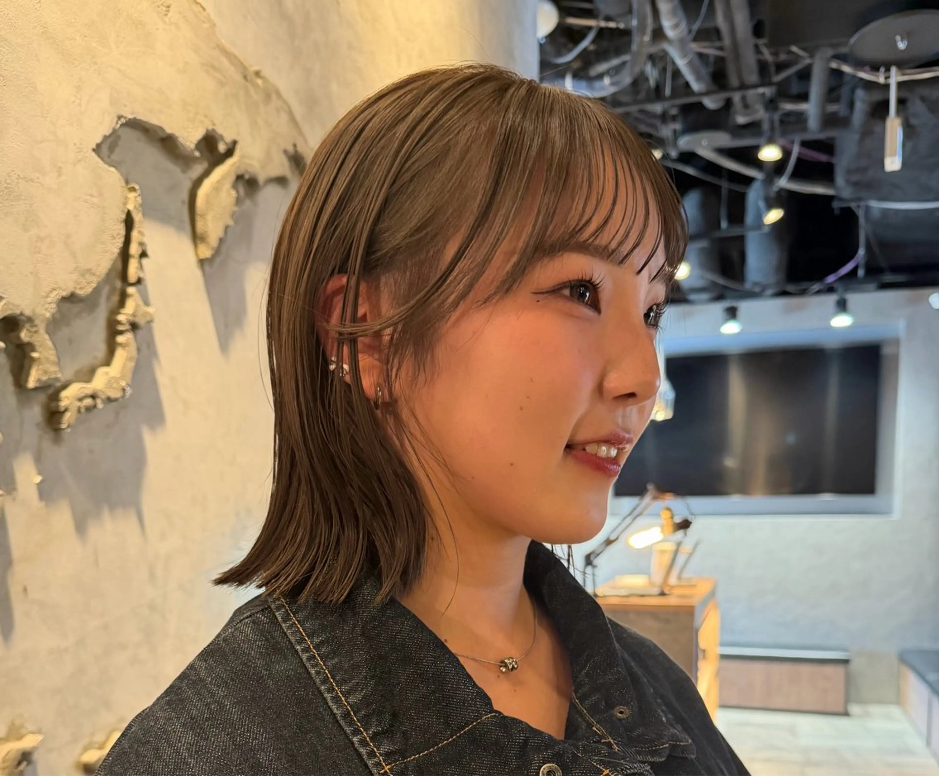 ミディアム カラー ヘアカラー 🐢ダブルカラー🐢 透明感/このかのヘアスタイル