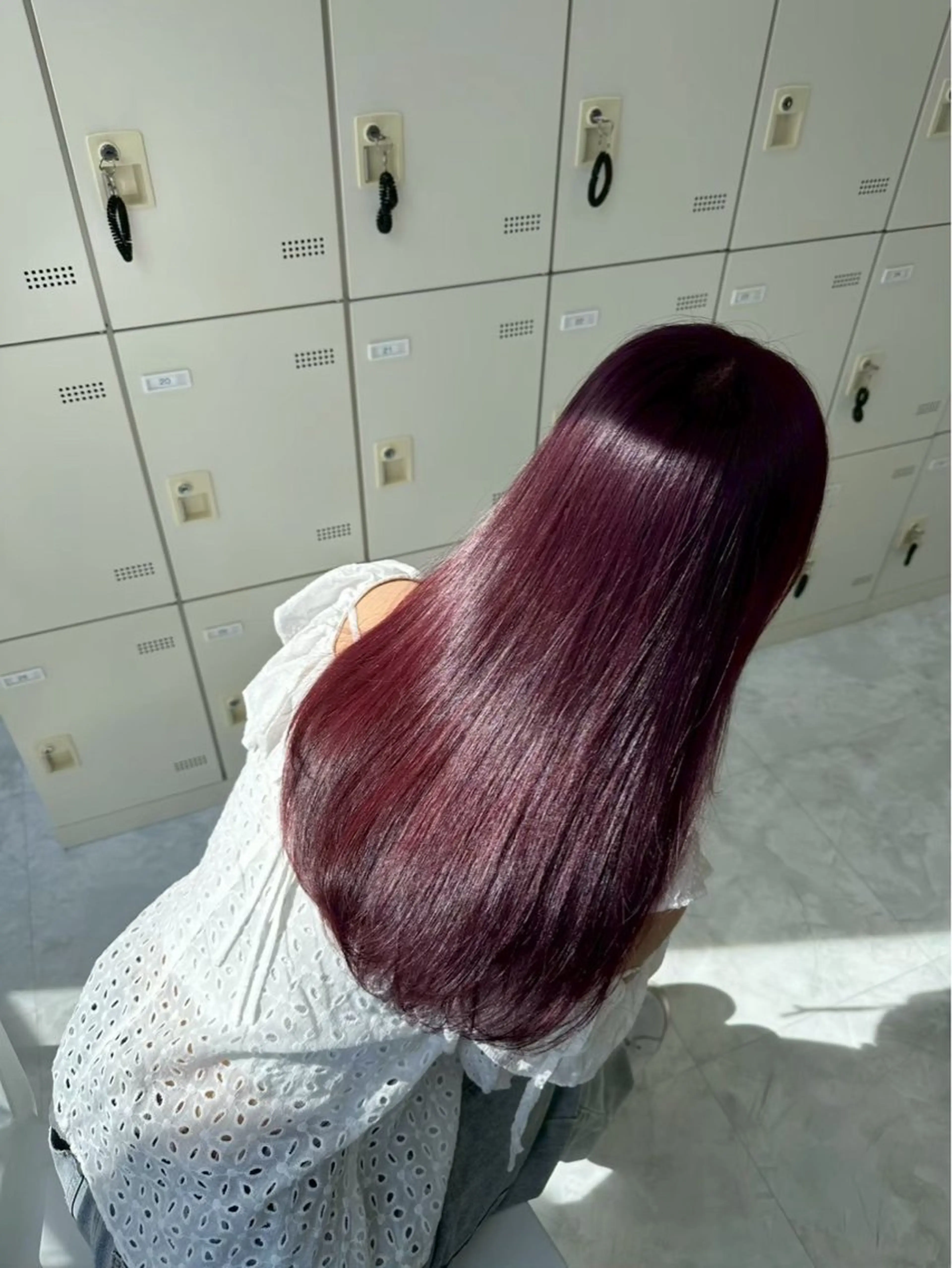 ロング カラー ヘアカラー トリートメント 川野 千夏のヘアスタイル