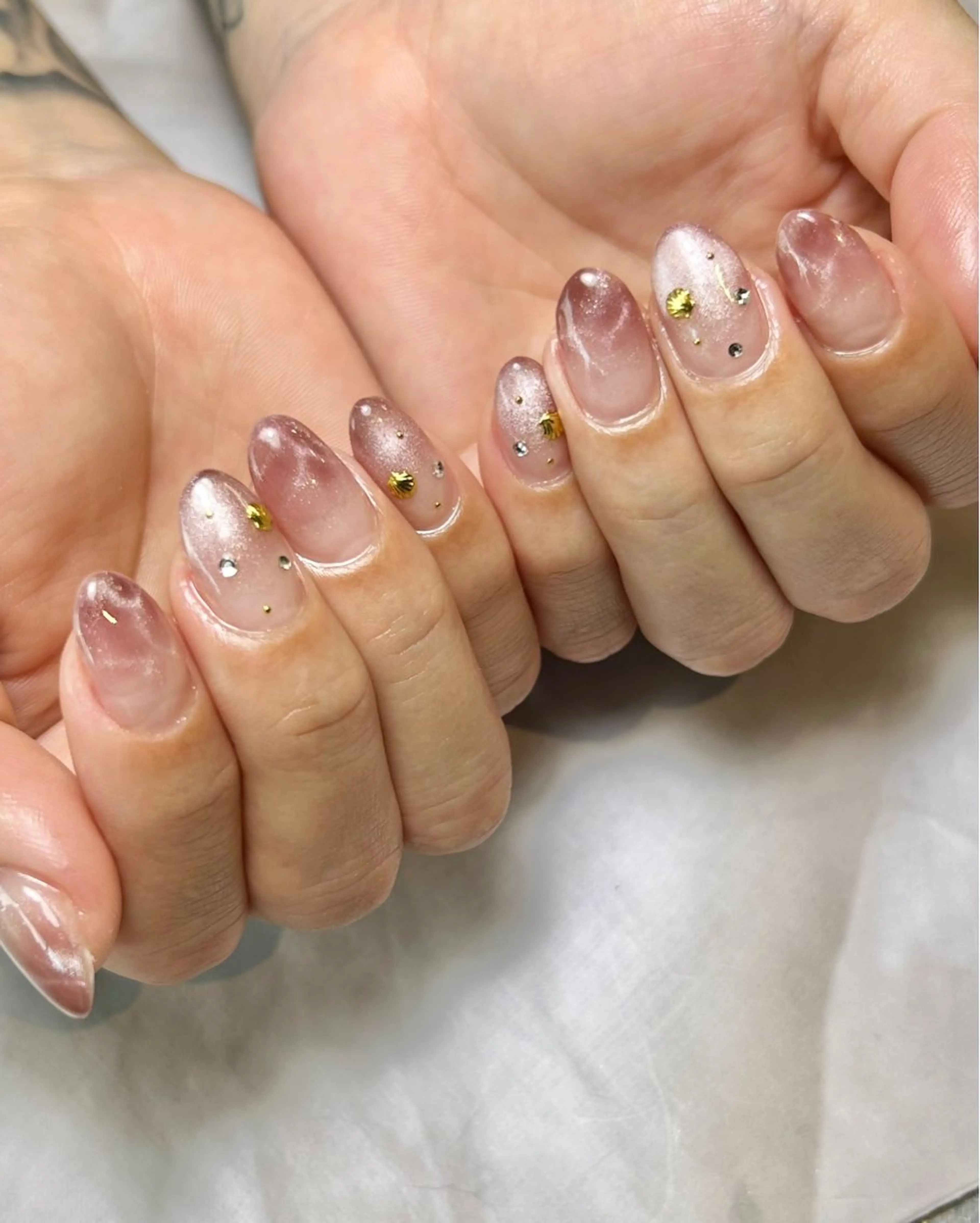 ネイル ピンク ハンドネイル Reflection marikoのネイルデザイン