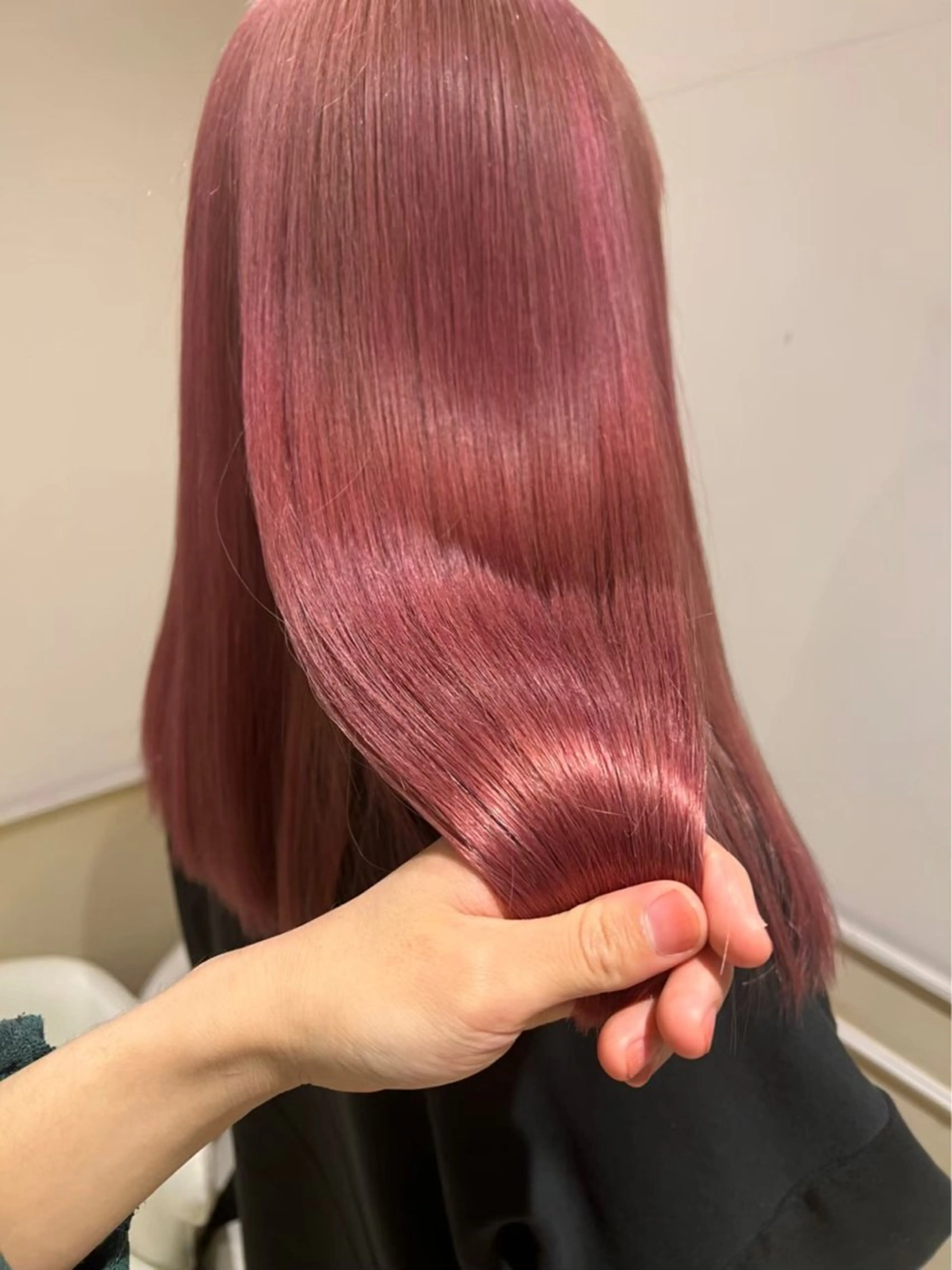 ロング カラー レイヤーカット/ 縮毛矯正🇰🇷早坂のヘアスタイル