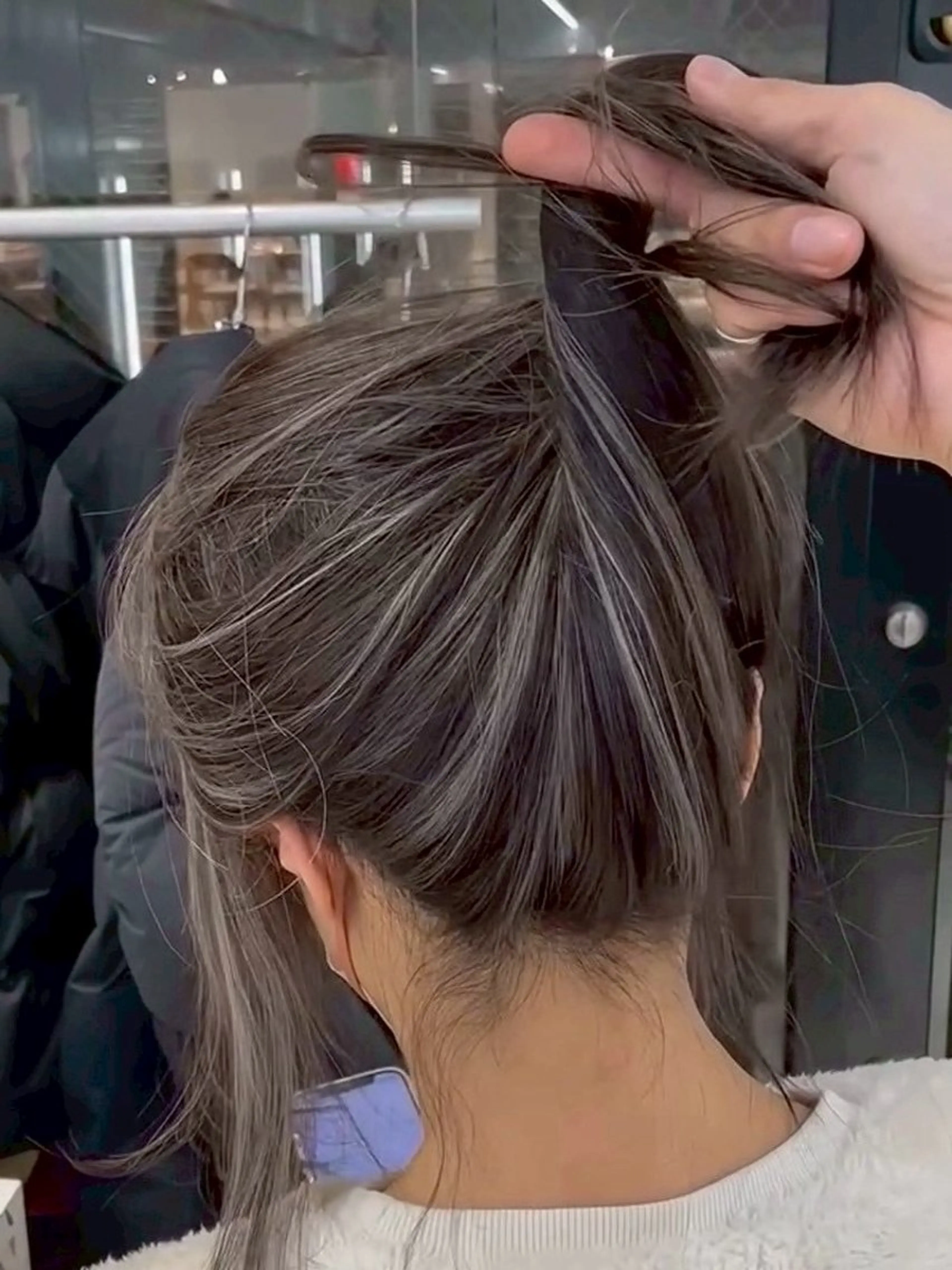 ロング カラー バレイヤージュ ハイライトカラー 外国人風カラー ハイライト レイヤーカット ヘアカラー ✨レイヤーカット 海外ヘア/原宿✨のヘアスタイル