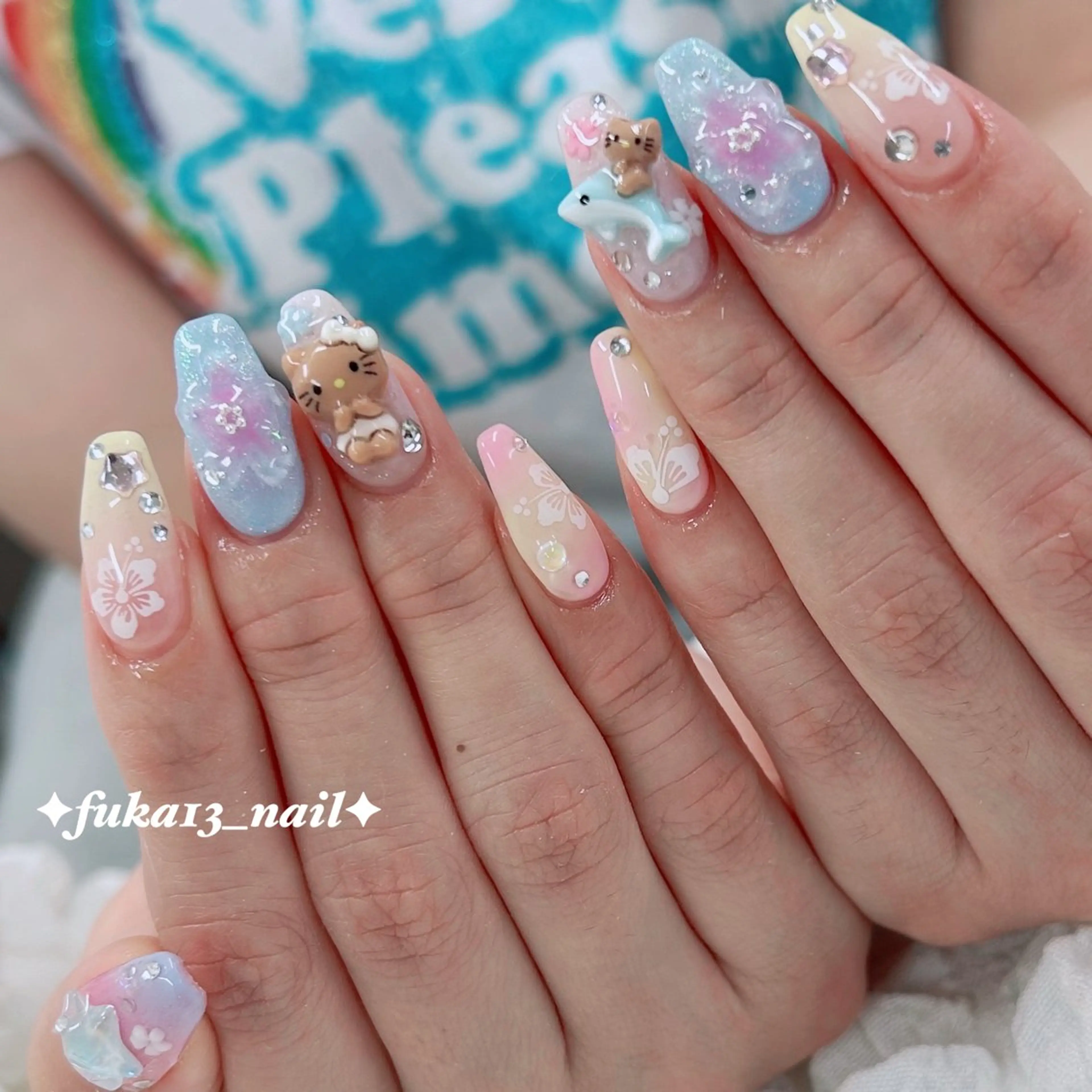ネイル 夏ネイル ハンドネイル Nail♡Fuka. /4月予約受付中のネイルデザイン