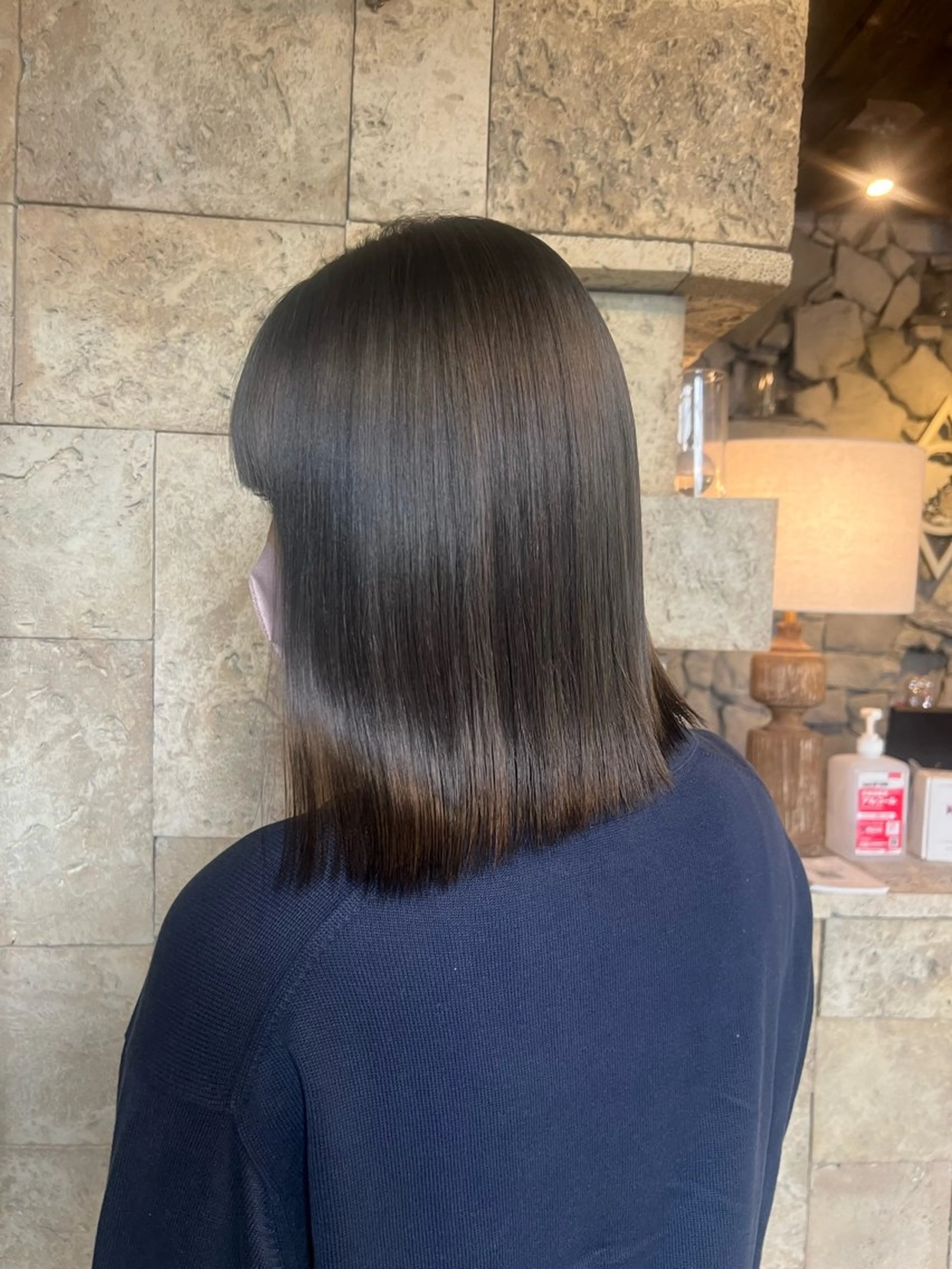 ミディアム カラー 透明感カラー グレージュ カット ヘアカラー トリートメント 名駅/垢抜けカラー/ 髪質改善/リナ♡のヘアスタイル