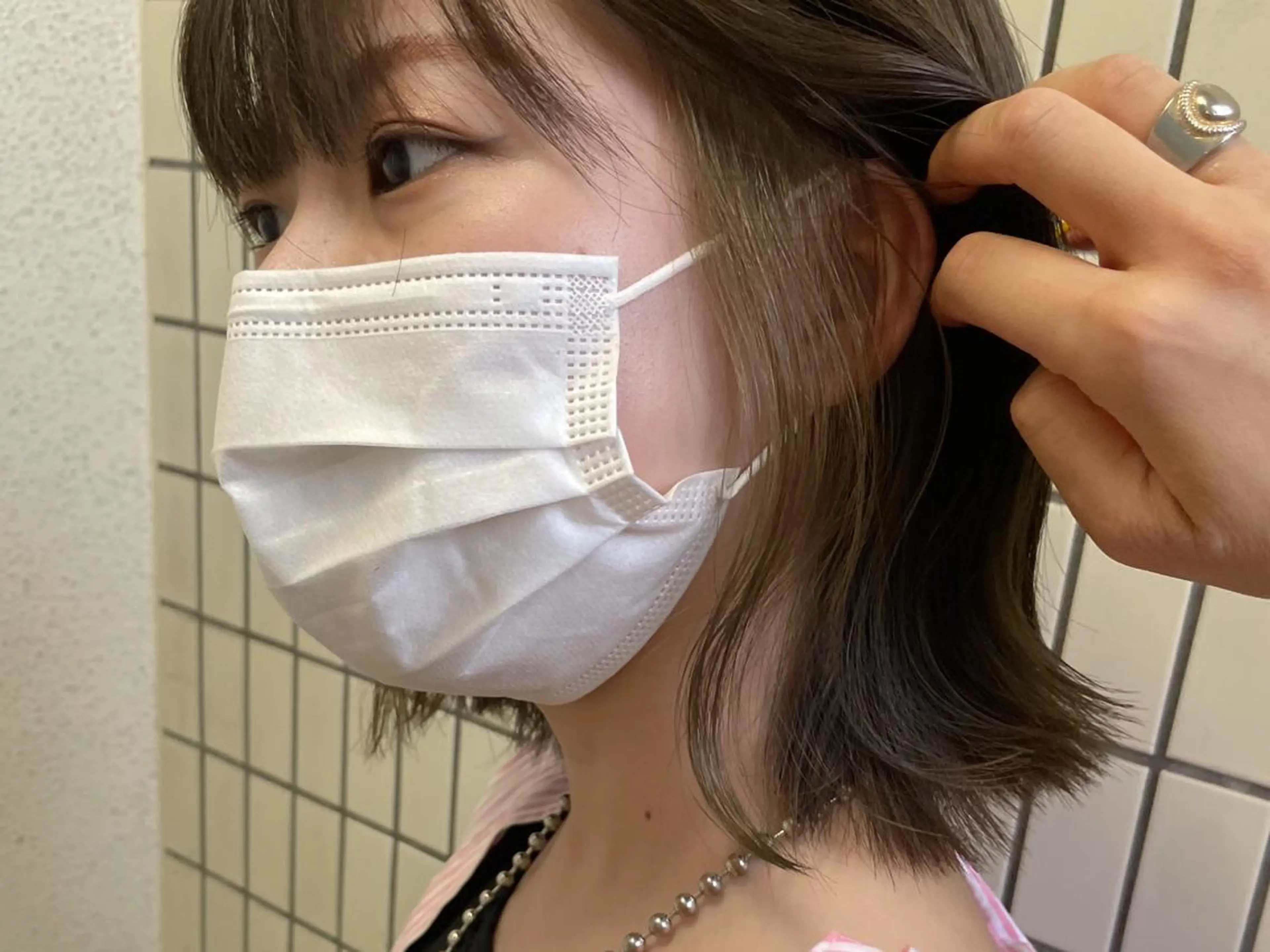 ショート カラー ヘアカラー トリートメント ♥️ブリーチ/ボブ/ レイヤー♥️maiのヘアスタイル