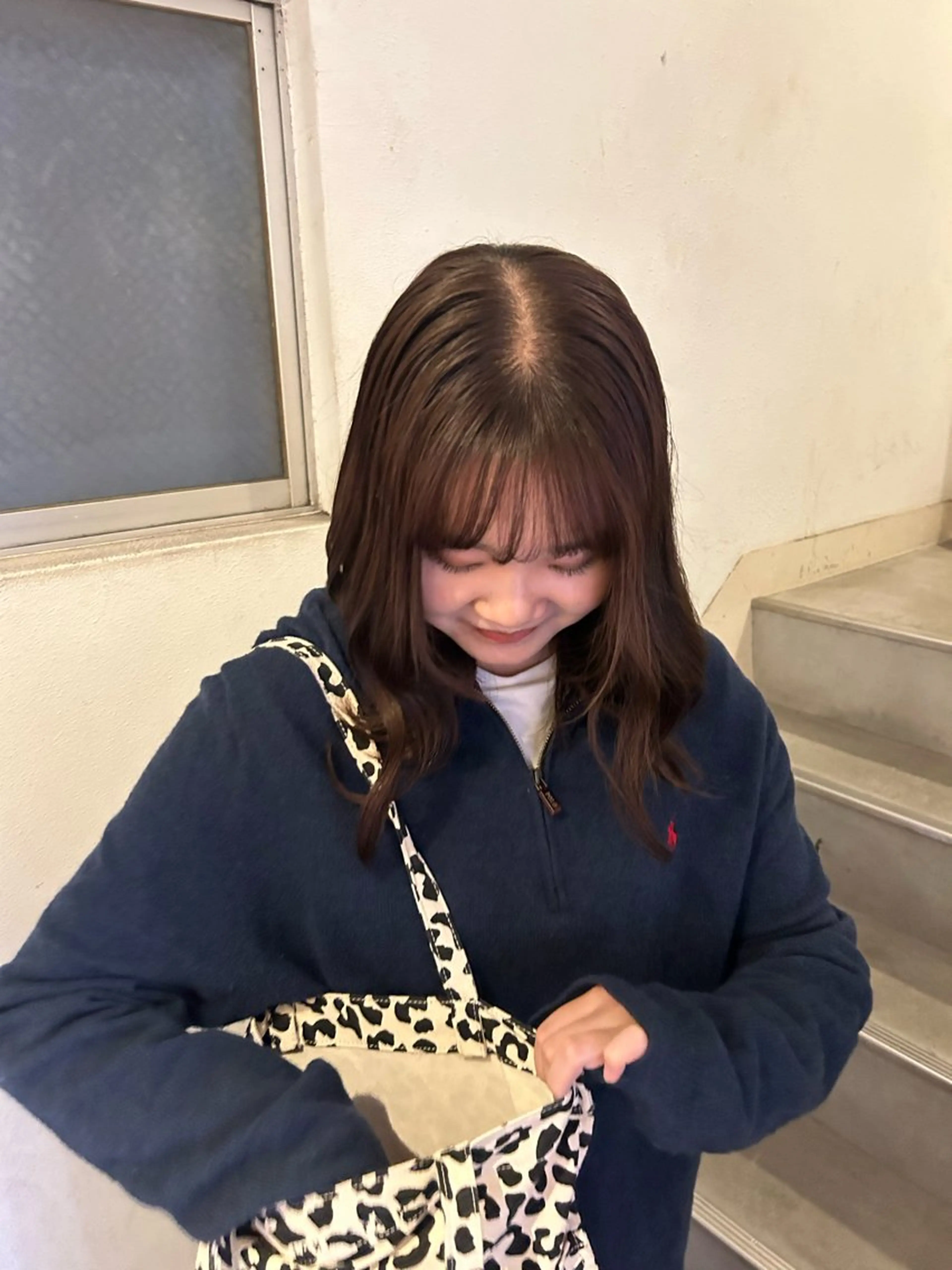 ミディアム カラー 髪質改善 愛結 暖色カラー🎀🩰のヘアスタイル