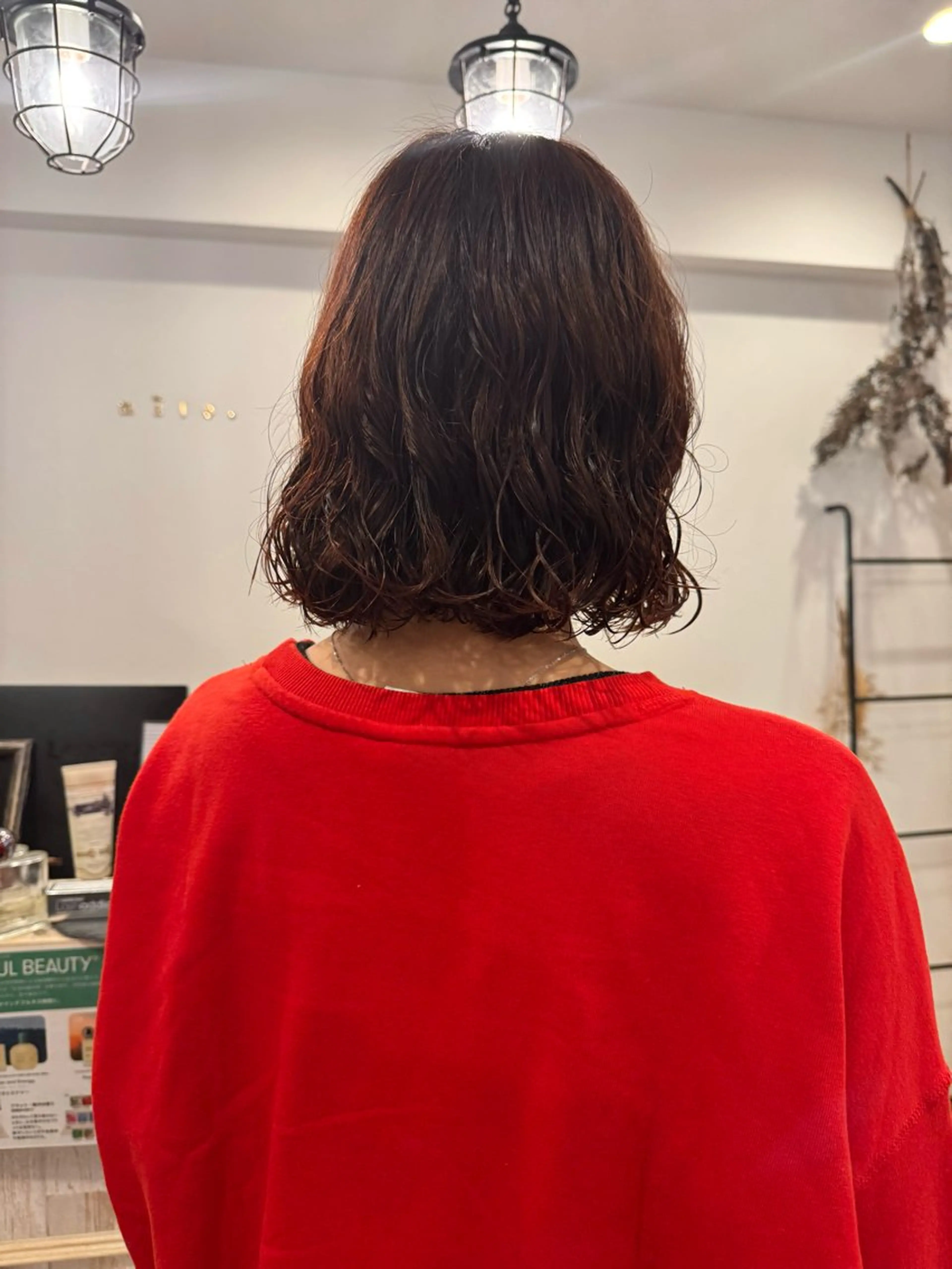 ショート カラー パーマ カシス レッドカラー ボブ カット ヘアカラー パーマ m ā l o.🌷 サカモトマイコのヘアスタイル
