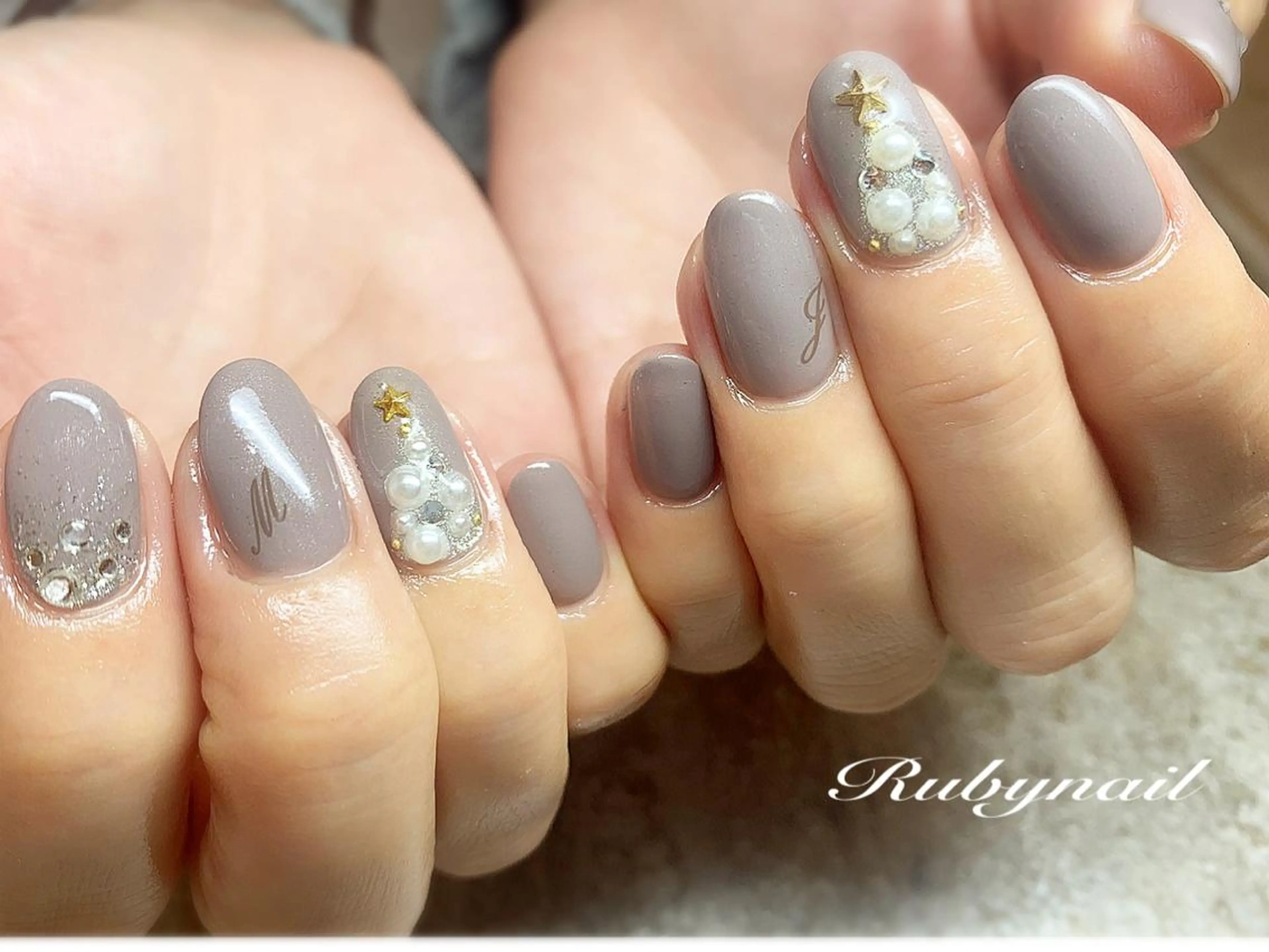 ネイル 冬ネイル クリスマス プライベートサロン Rubynailのネイルデザイン