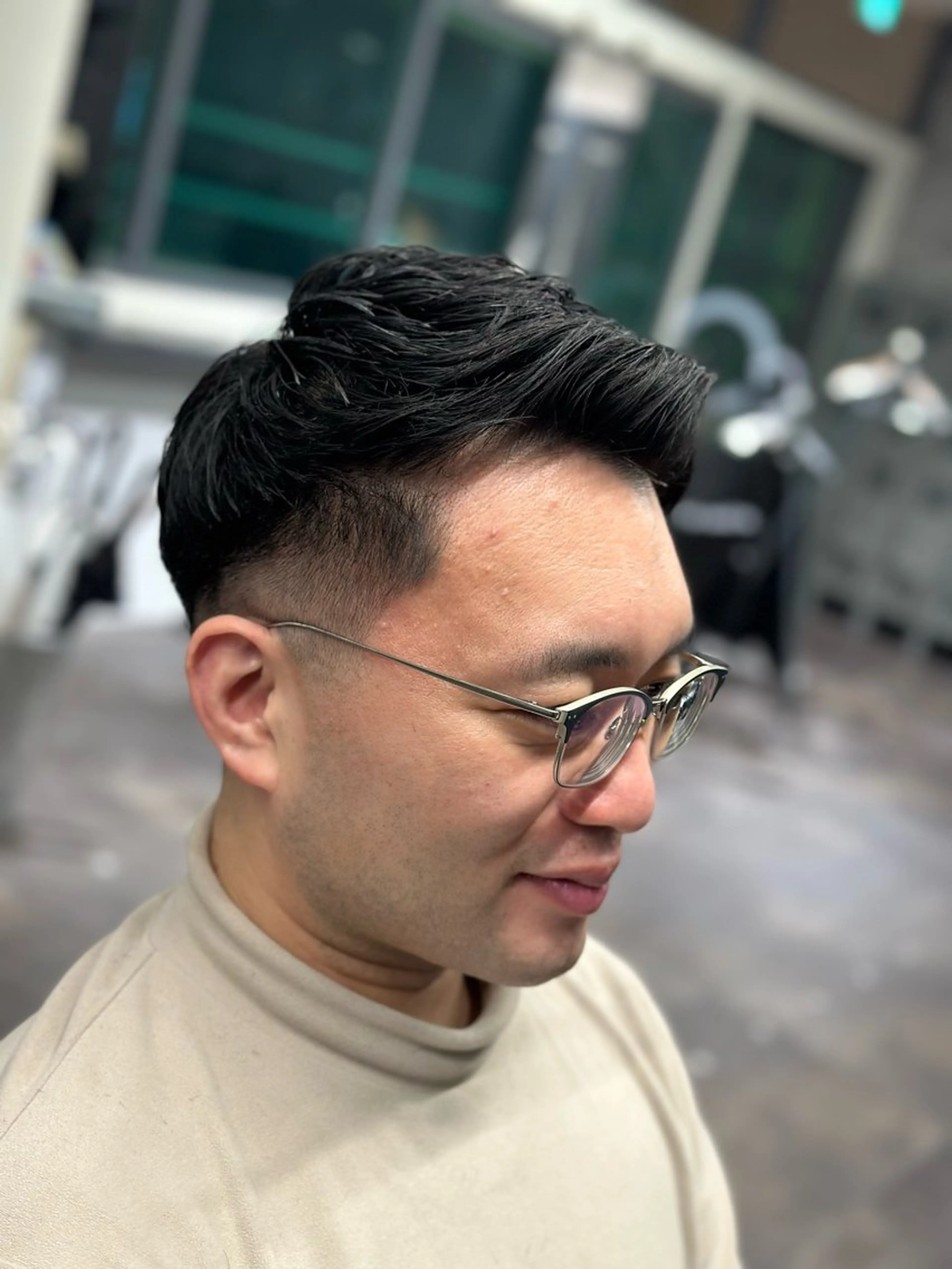 ショート カット ヘアセット 福本 純平のヘアスタイル