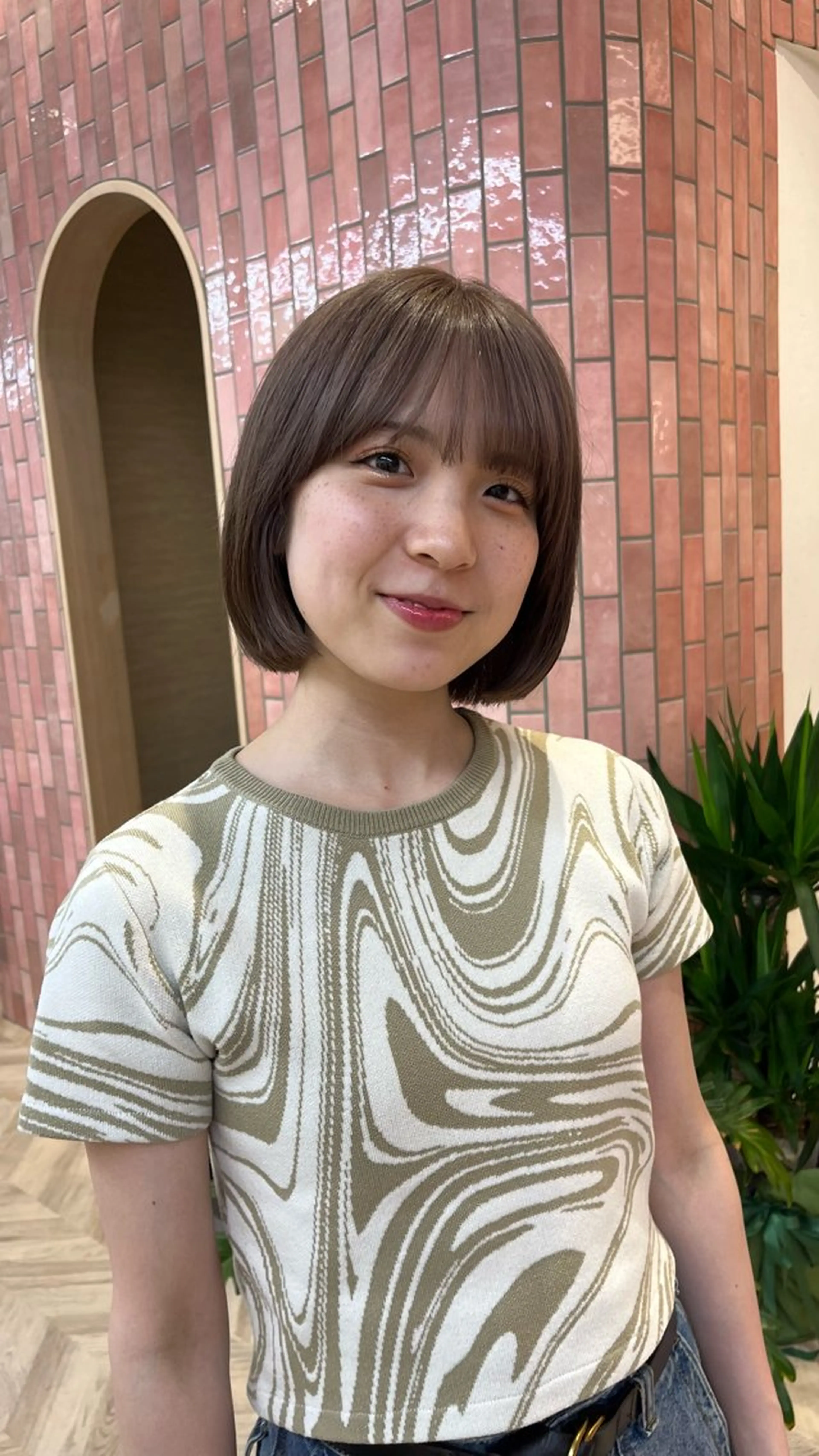 ショート カラー 柔らかい艶暖色 レイヤー🫧姫汝のヘアスタイル