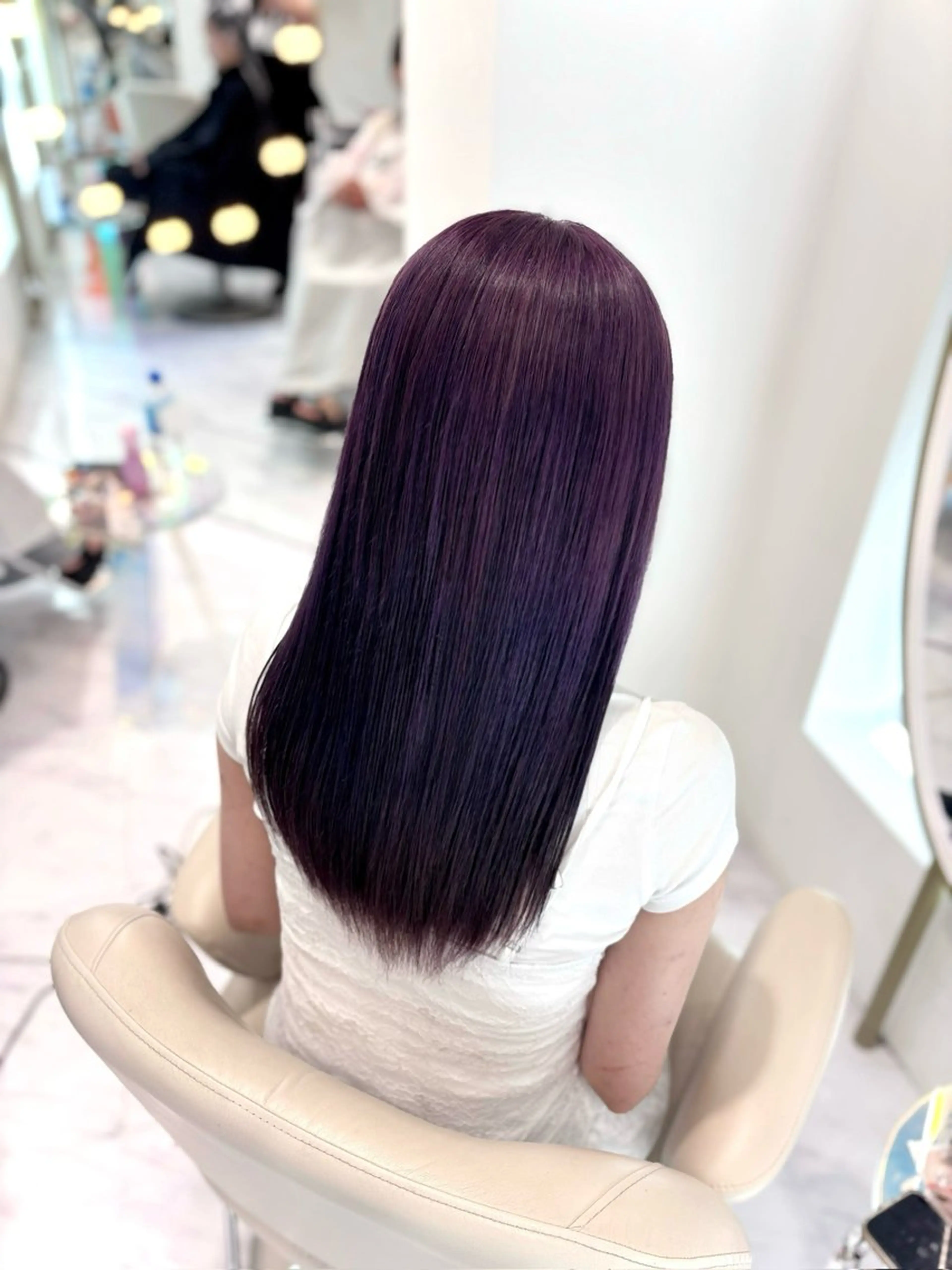 ロング カラー ブリーチ トリートメント 🍯Ayu/ハイトー ン/ブリーチ/ヘアメのヘアスタイル