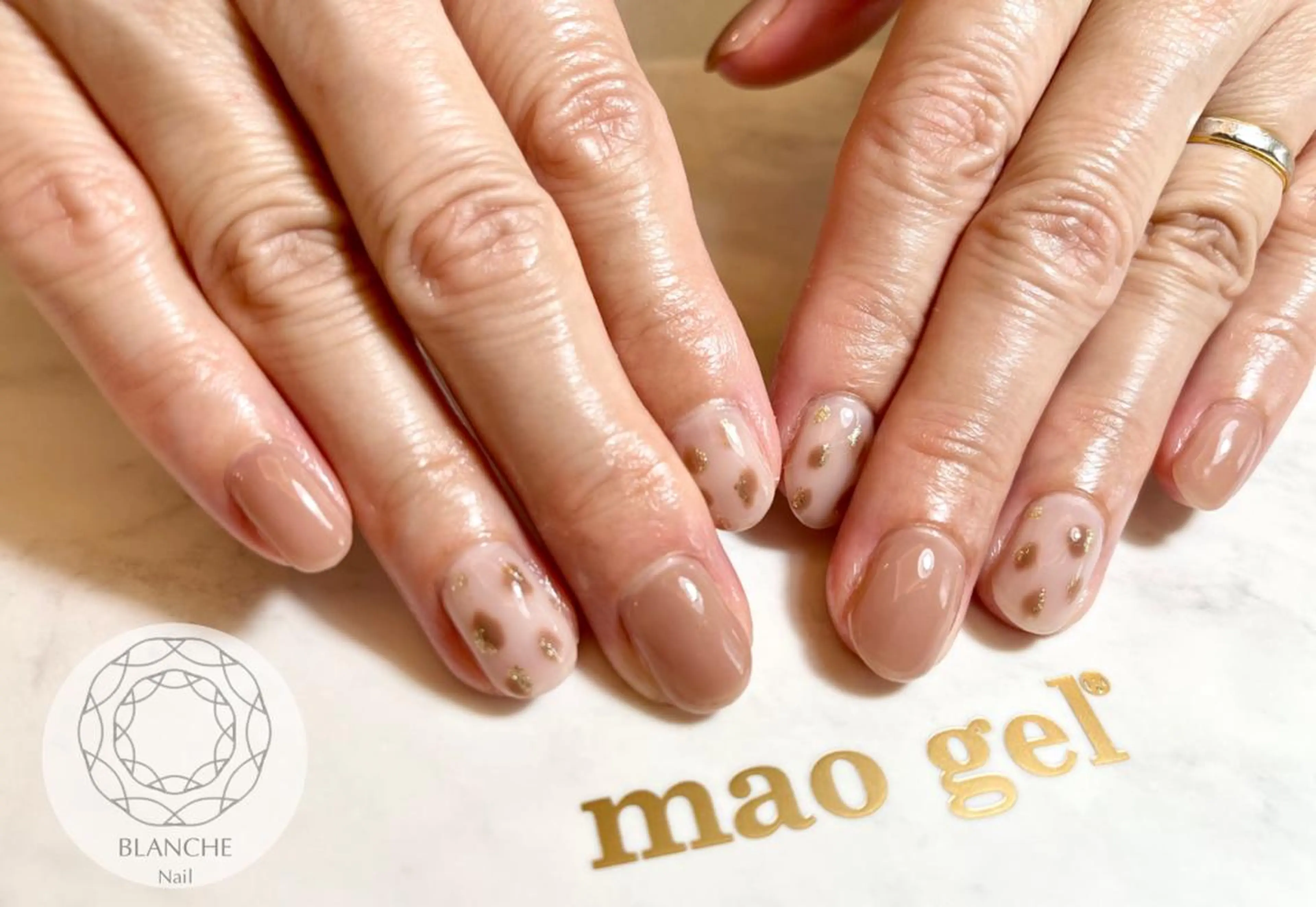 ネイル ジェルネイル オフィスネイル パラジェル シンプルネイル BLANCHE Nailのネイルデザイン