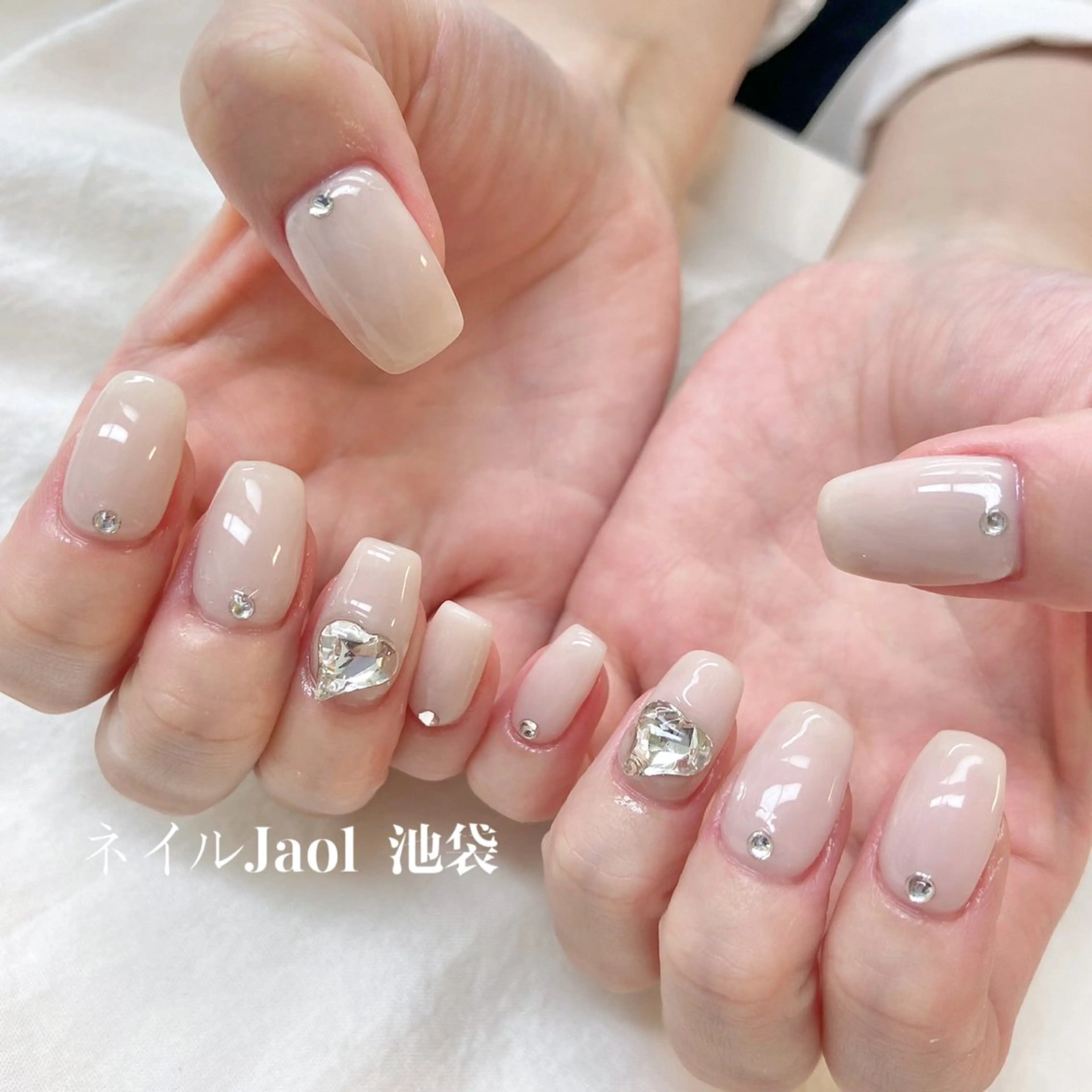 ミディアム ハンドネイル ネイルJaol 池袋のネイルデザイン