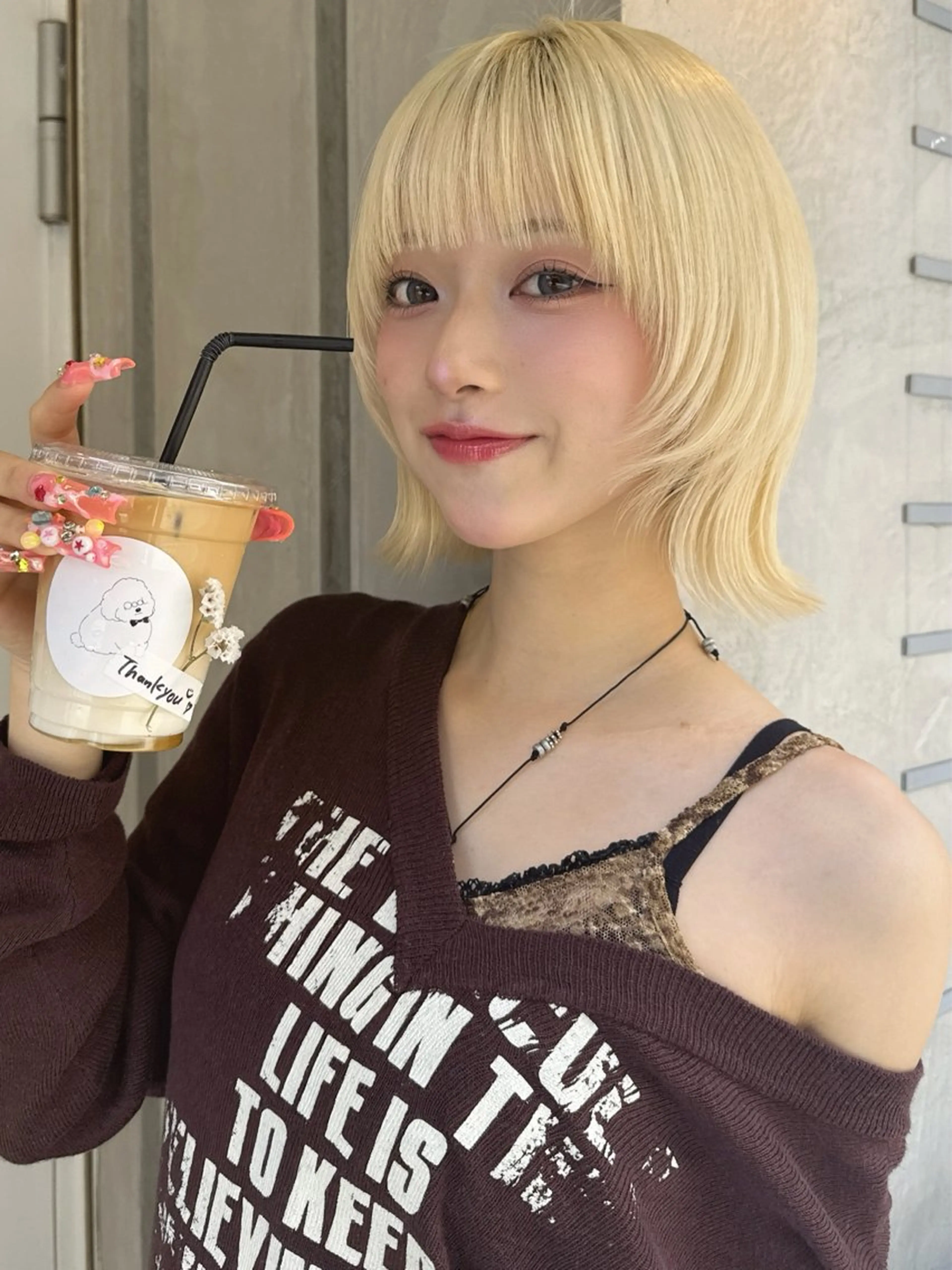 ショート カラー ショートボブ ブリーチ ブロンド ケアブリーチ 透明感カラー カット ヘアカラー 💎透明感カラー特化 💎TAISEIのヘアスタイル