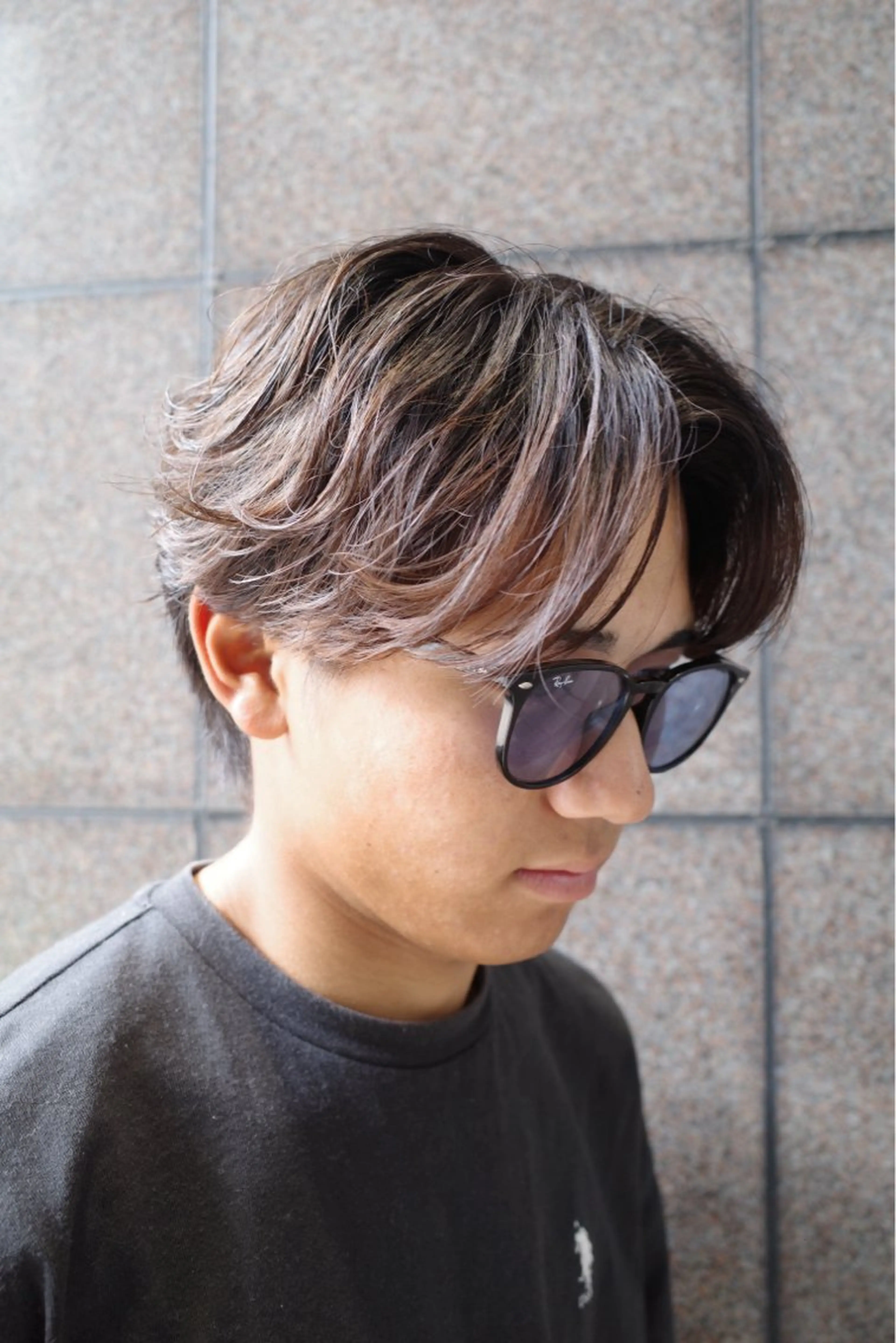 メンズ カット ヘアカラー 【Pia】 セナ/ハイトーンのヘアスタイル