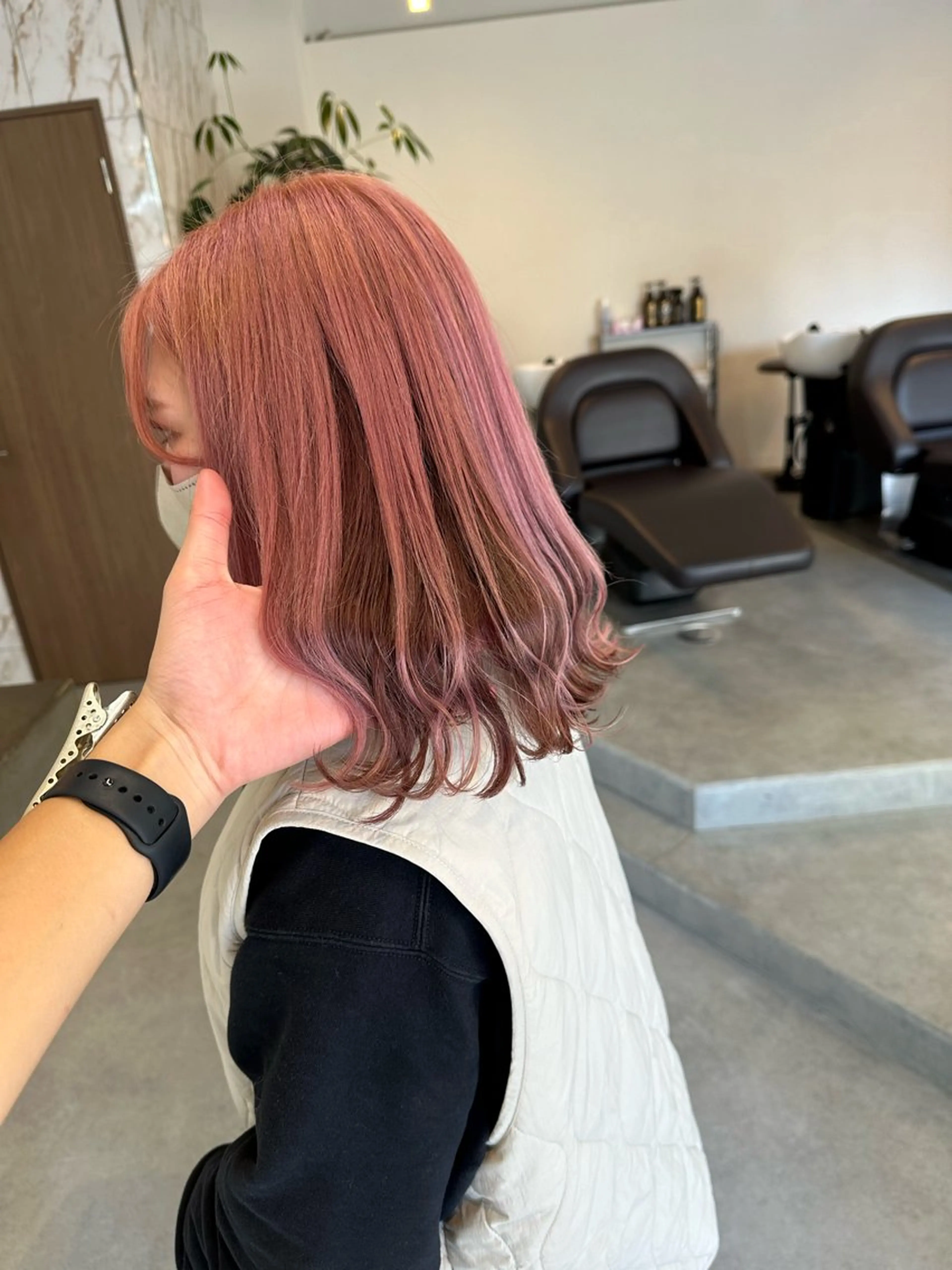 ミディアム カラー ハイトーン×似合わせ 🌱中川慎之介のヘアスタイル