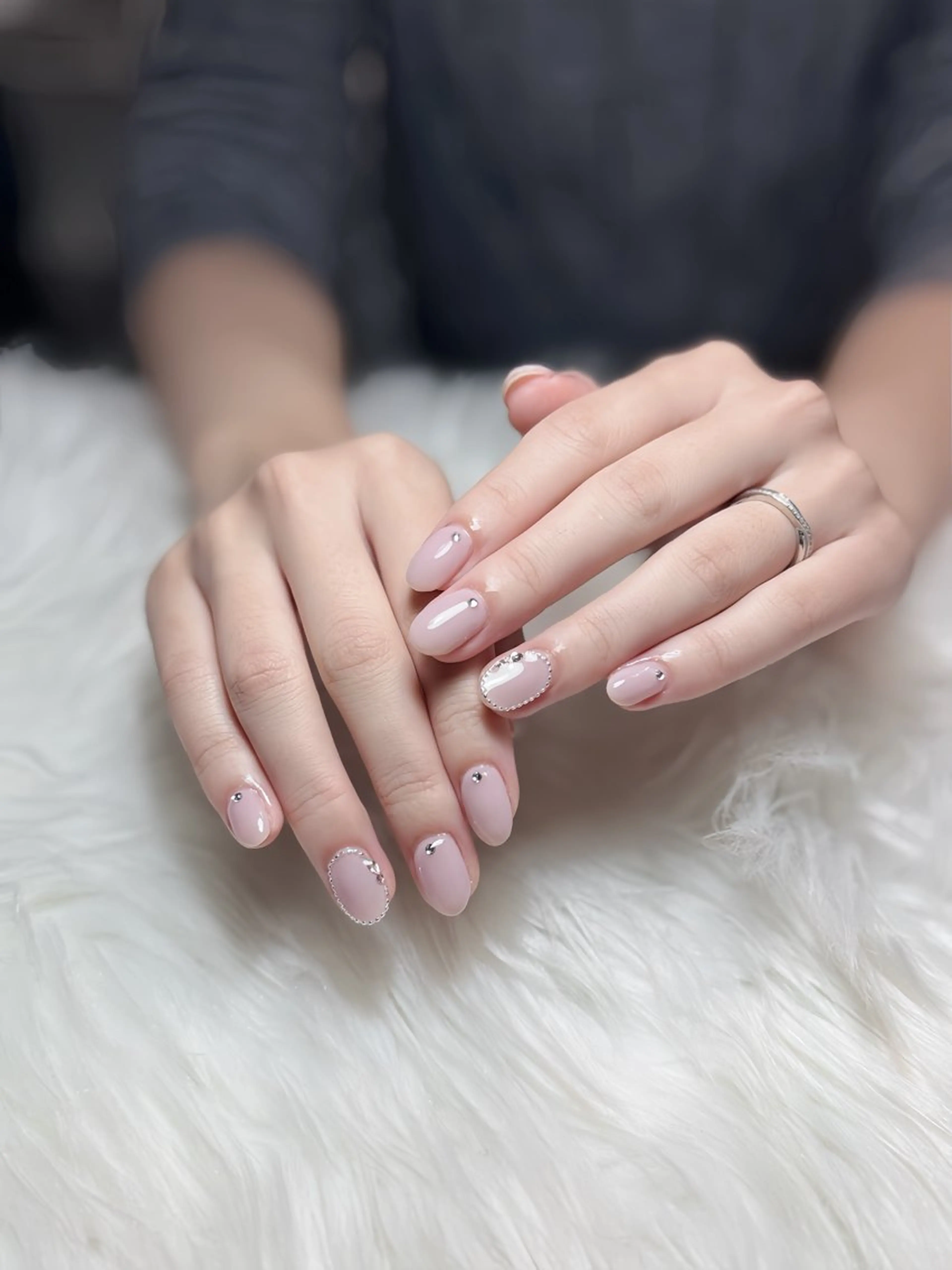 ネイル オーロラネイル チークネイル フットネイル フレンチネイル ジェルネイル Nichi Nails❤️のネイルデザイン