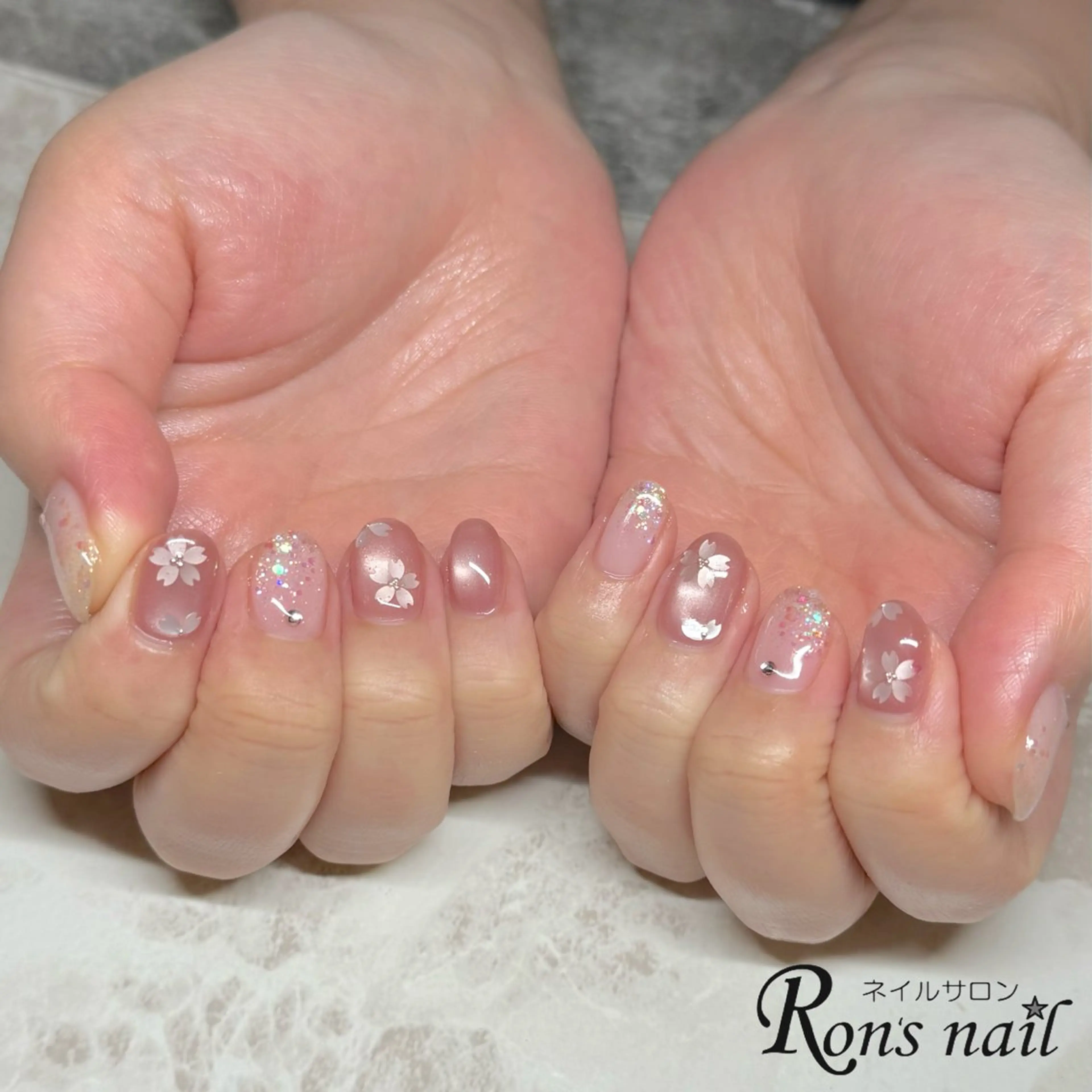 ネイル Ron's nail 笹岡のネイルデザイン