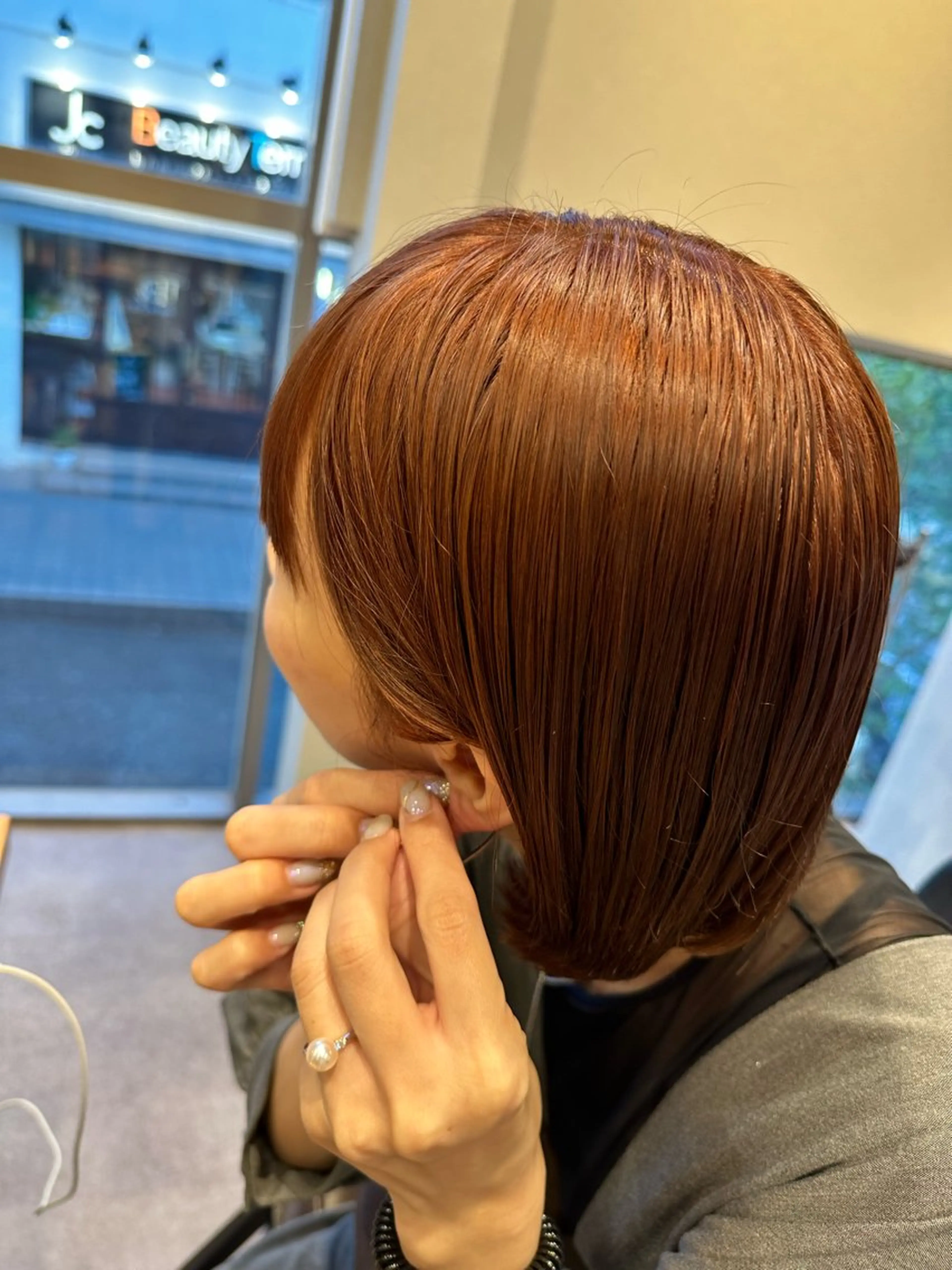 ミディアム カラー ヘアカラー トリートメント 韓国風/オシャレ /縮毛矯正/滝口琴未のヘアスタイル