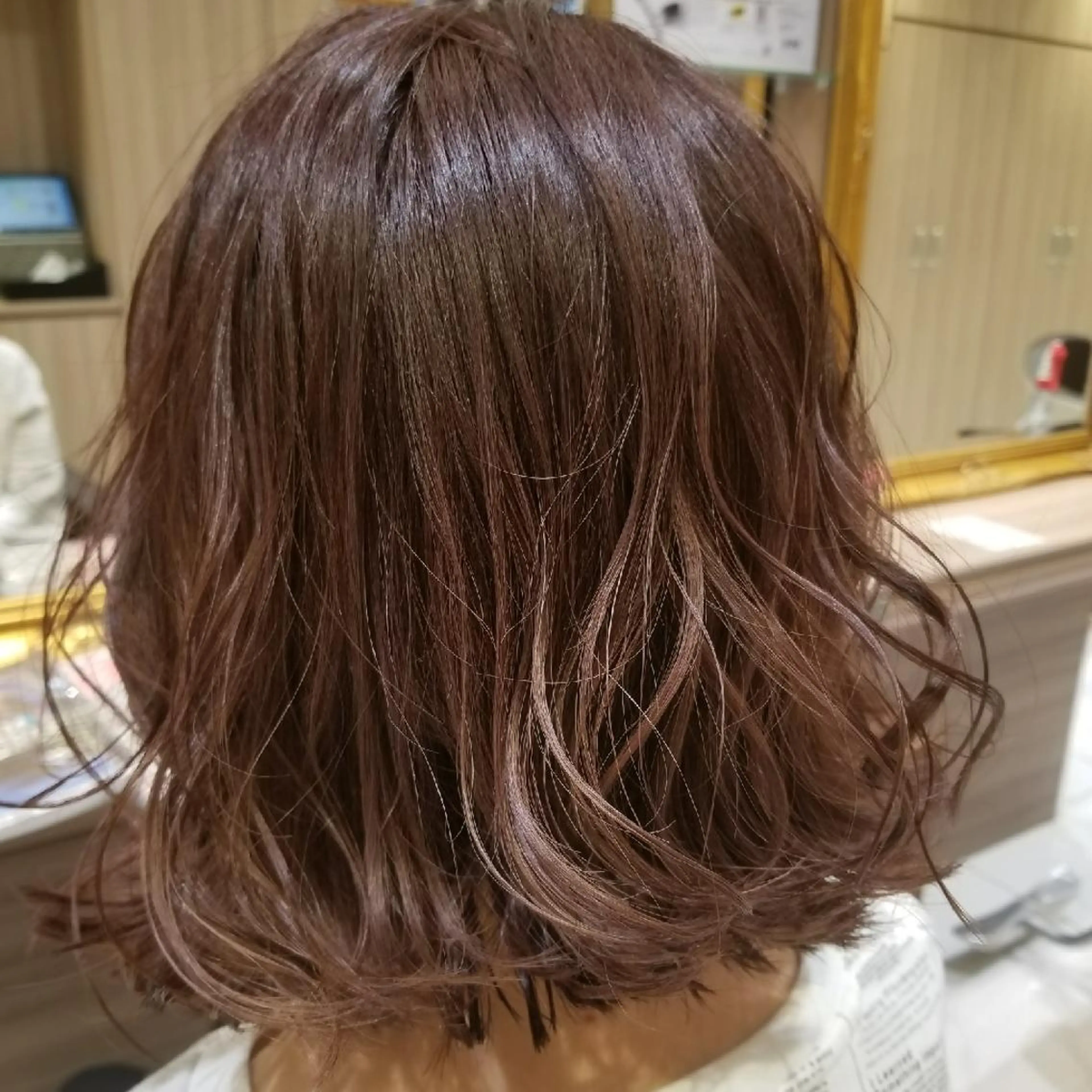 ミディアム Ash 店長　山下達也のヘアスタイル