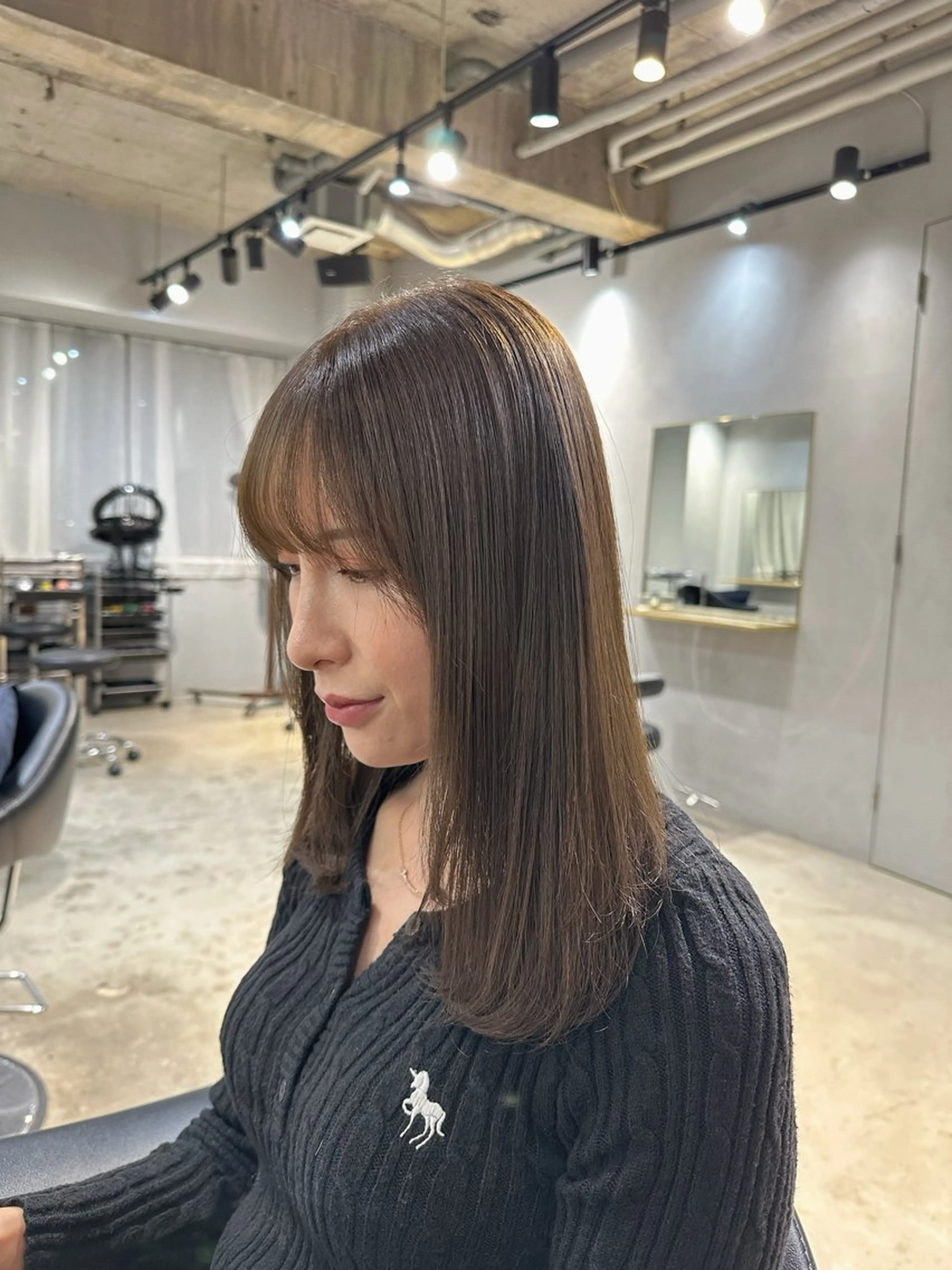 〖🌸ご新規様限定🌸〗 ブリーチなしダブルカラー🤍➕内部補修トリートメント🌱の写真