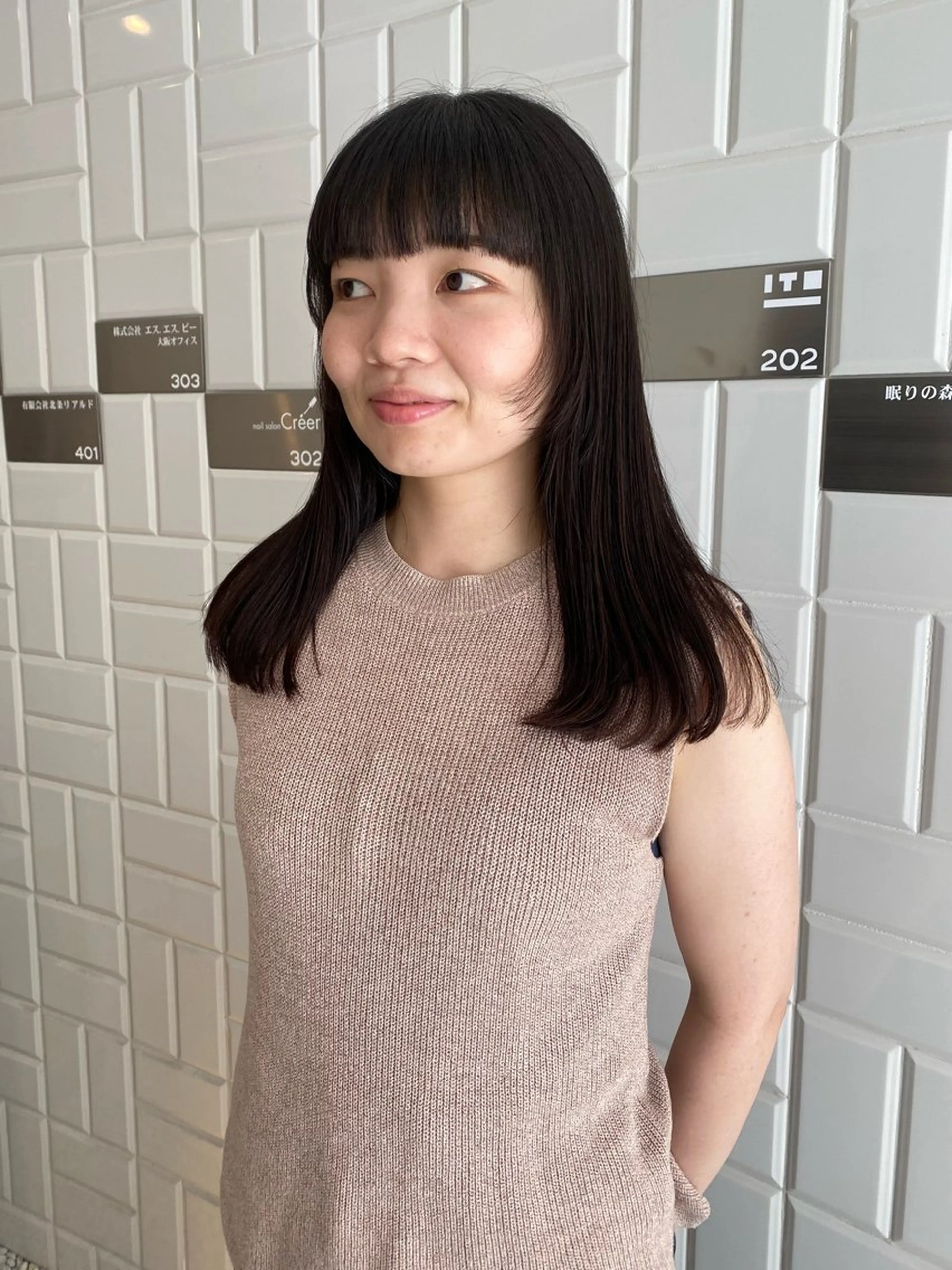 ロング カラー ブラウンカラー ナチュラルブラウン レイヤーカット カット アオイ🩵暖色 /まろやかカラーのヘアスタイル