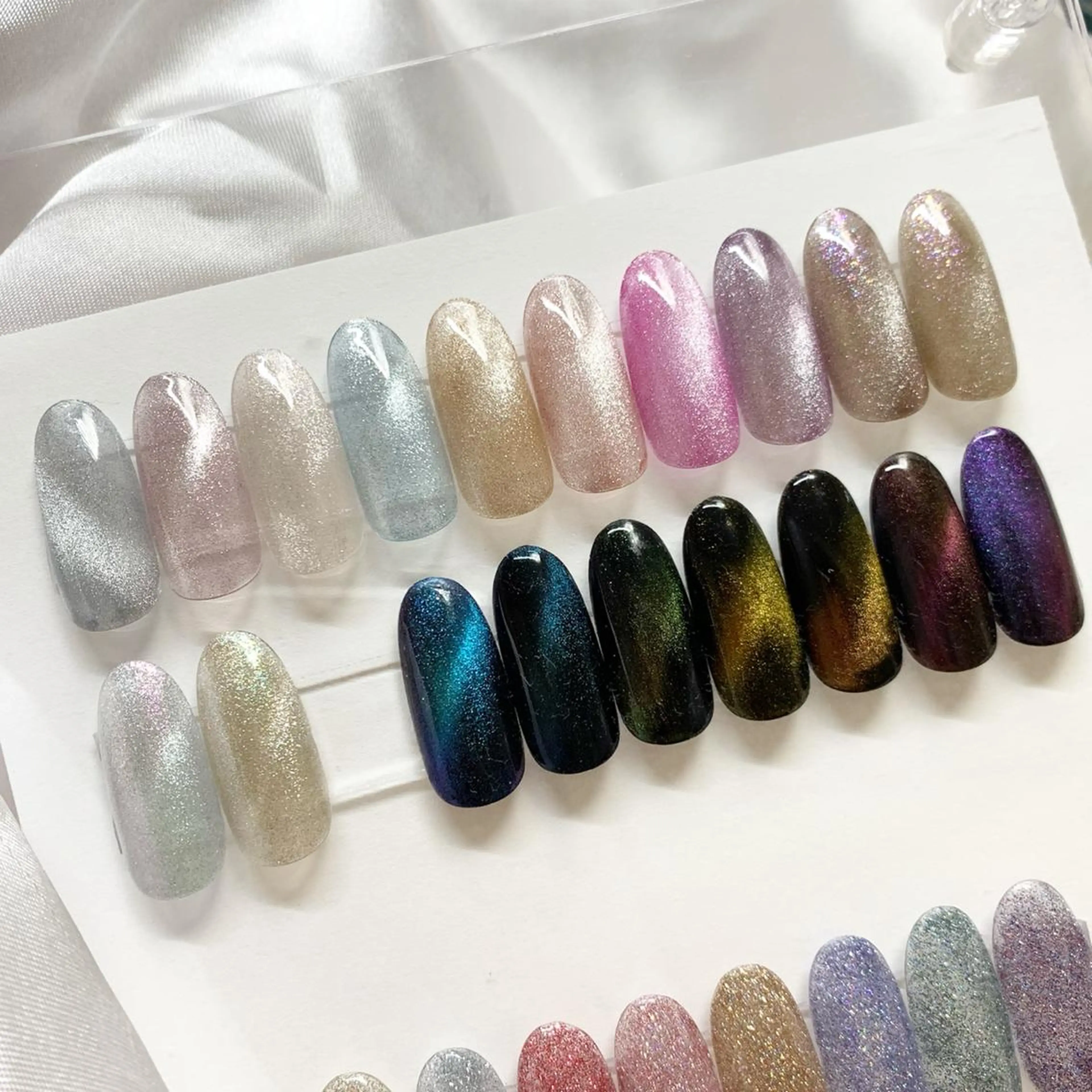 ネイル マグネットネイル ネイリストUSUI♡ パラジェルフィルインのネイルデザイン