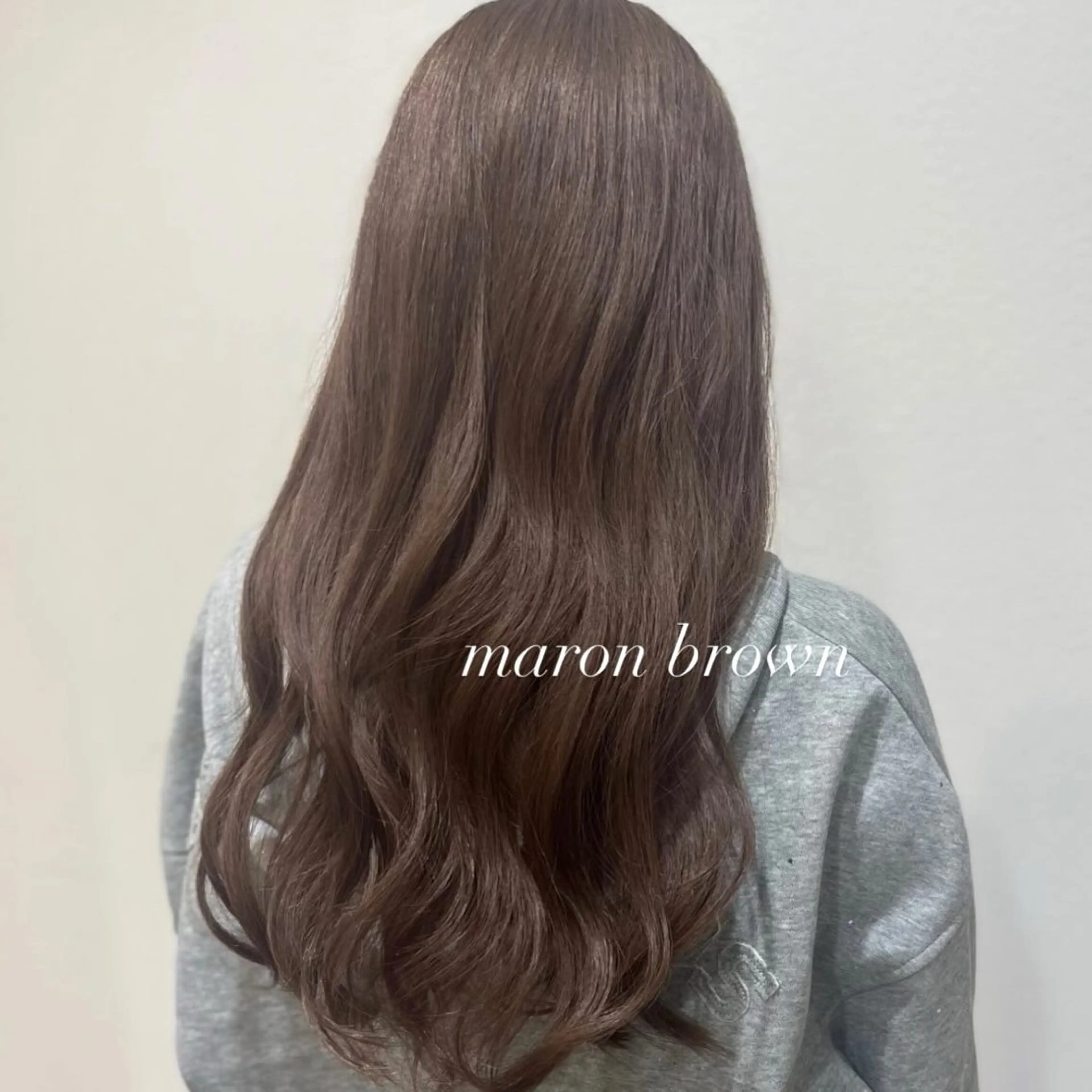 ロング カラー カット ヘアカラー トリートメント 透明感カラー／ 艶感カラー／RAMUのヘアスタイル