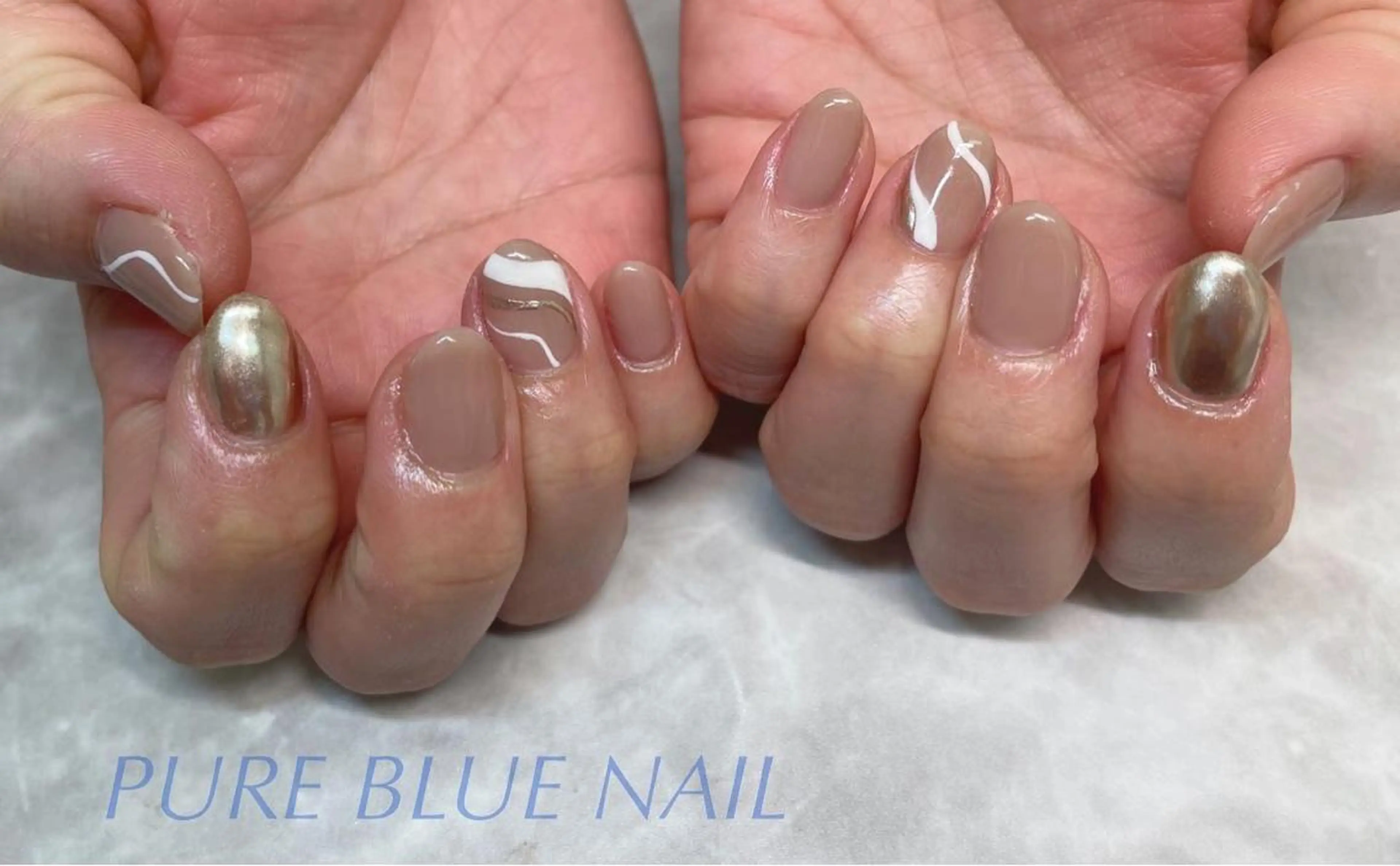 ネイル PURE BLUE NAILのネイルデザイン