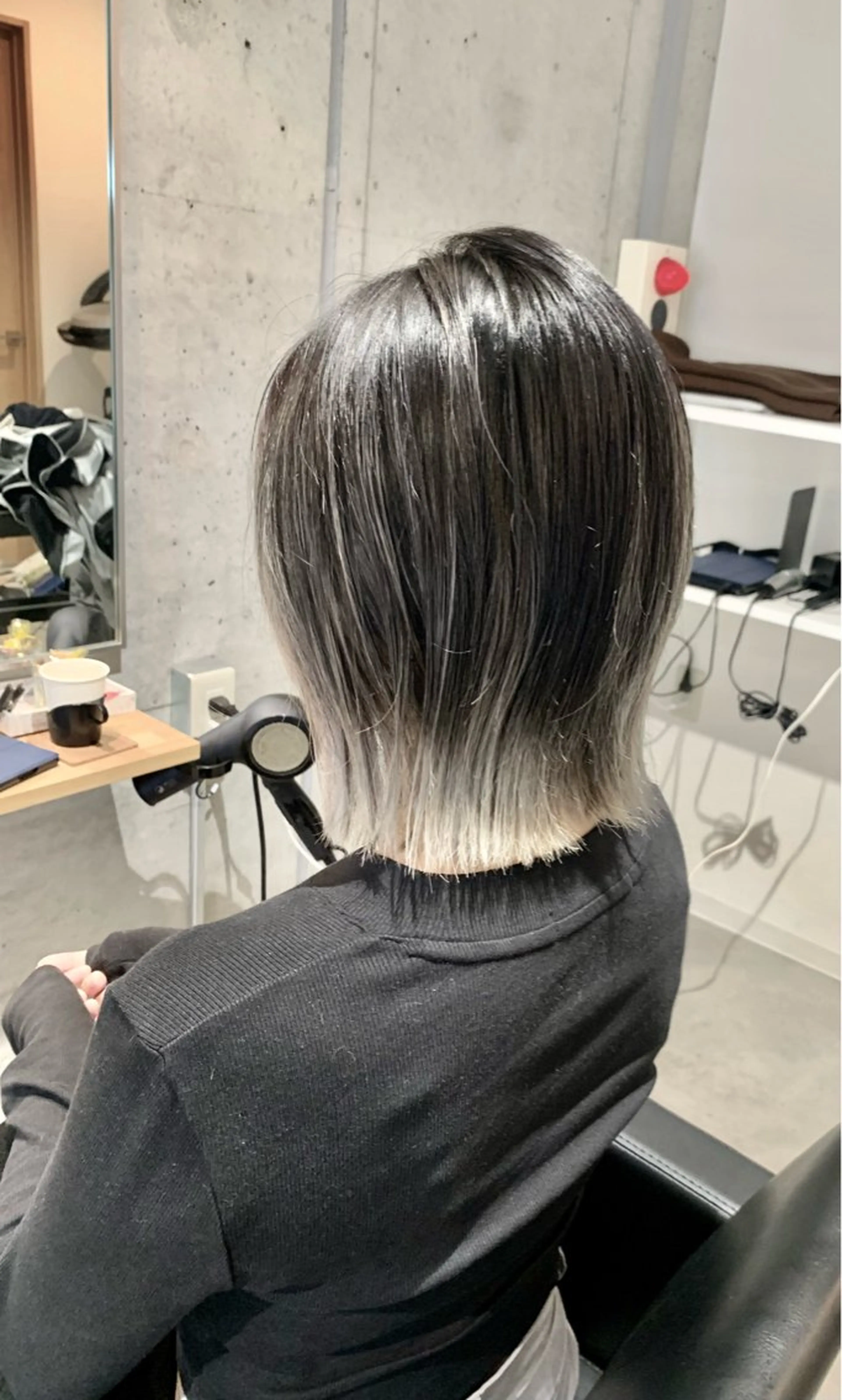 立体カラーバレイヤージュ15000円の写真