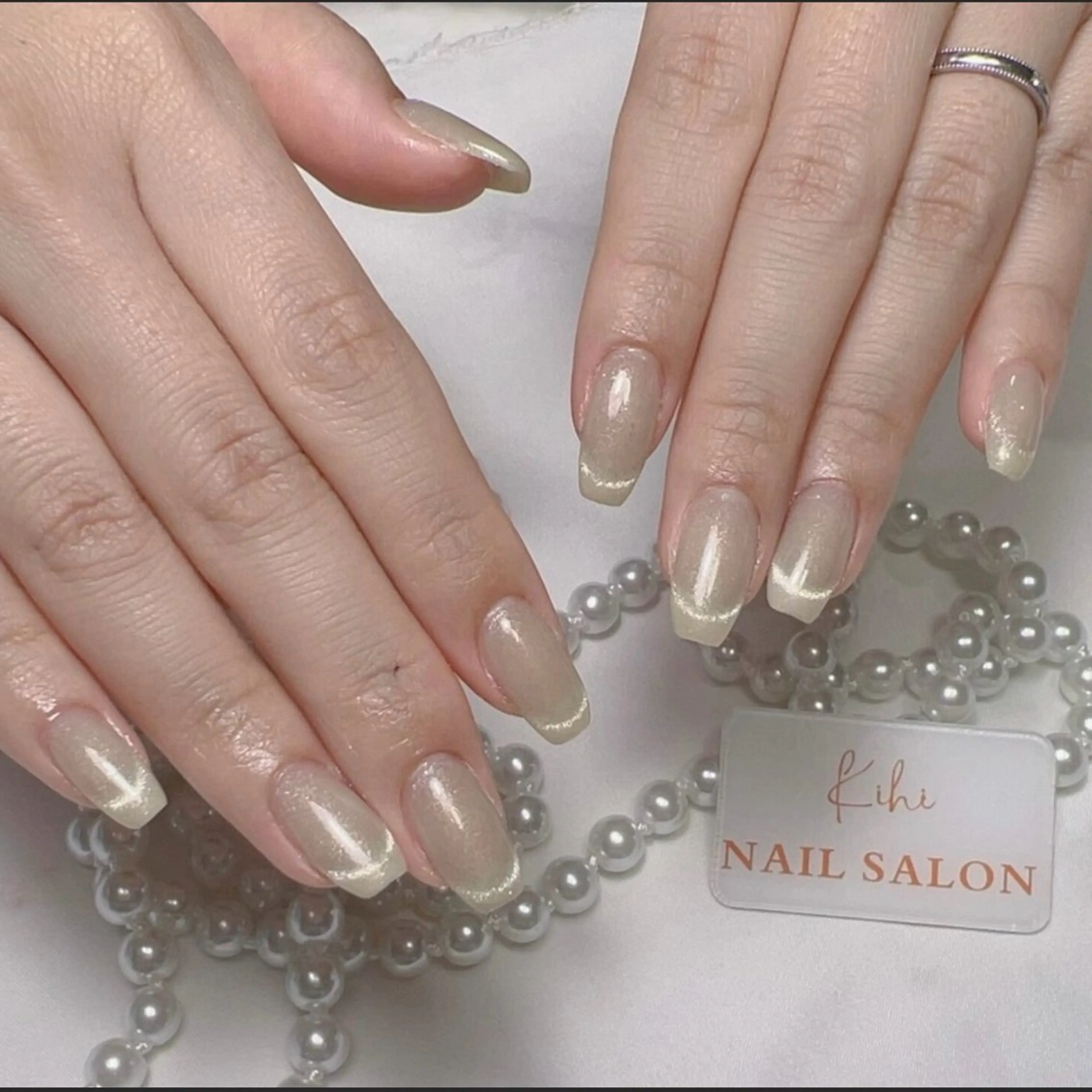 ネイル アートネイル フレンチネイル ジェルネイル グラデーション 韓国ネイル ハンドネイル ハンドケア さくら💮💮 【オフ無料】のネイルデザイン