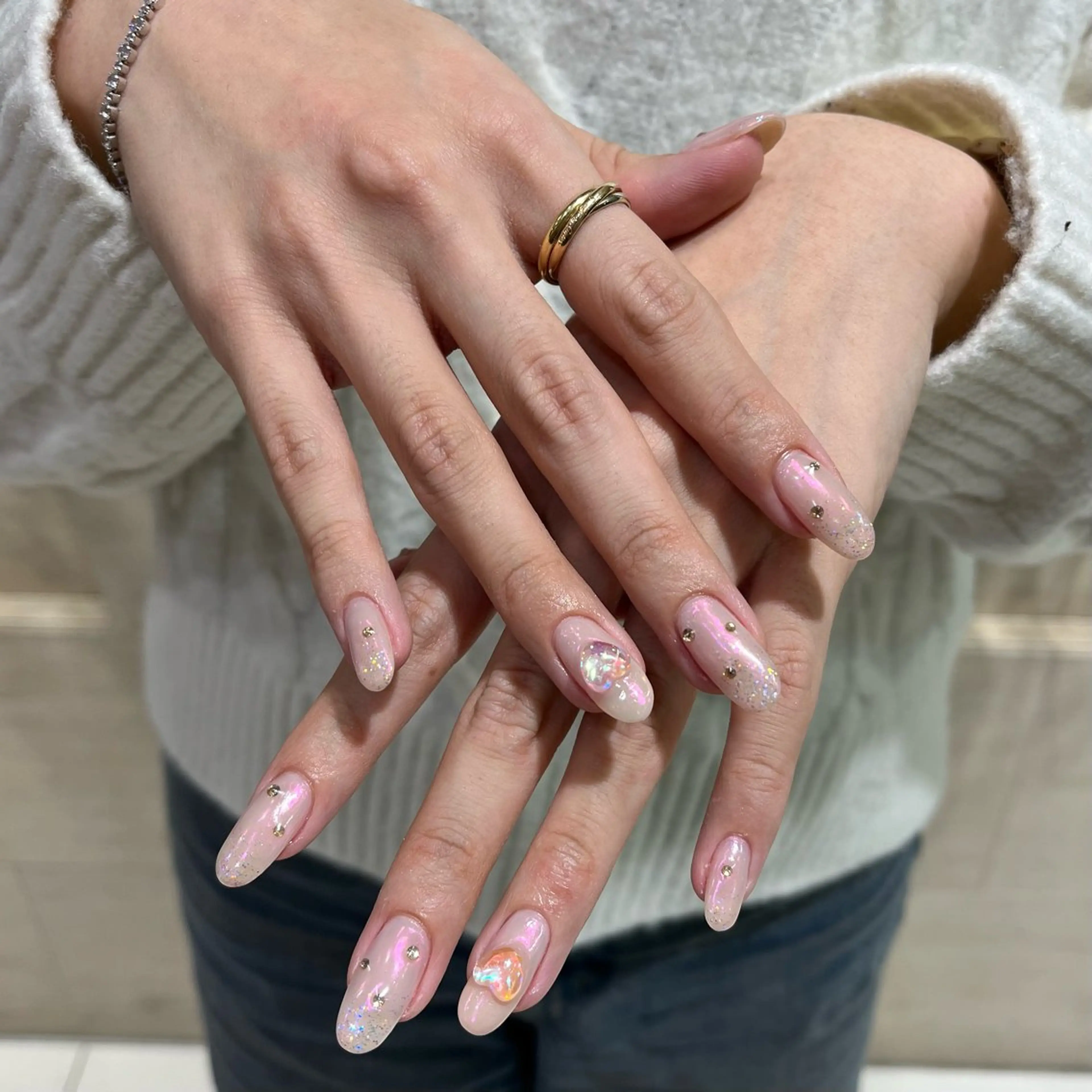 オフ込みワンカラーorラメグラデーションorオフィスカジュアル🎀🤍の写真