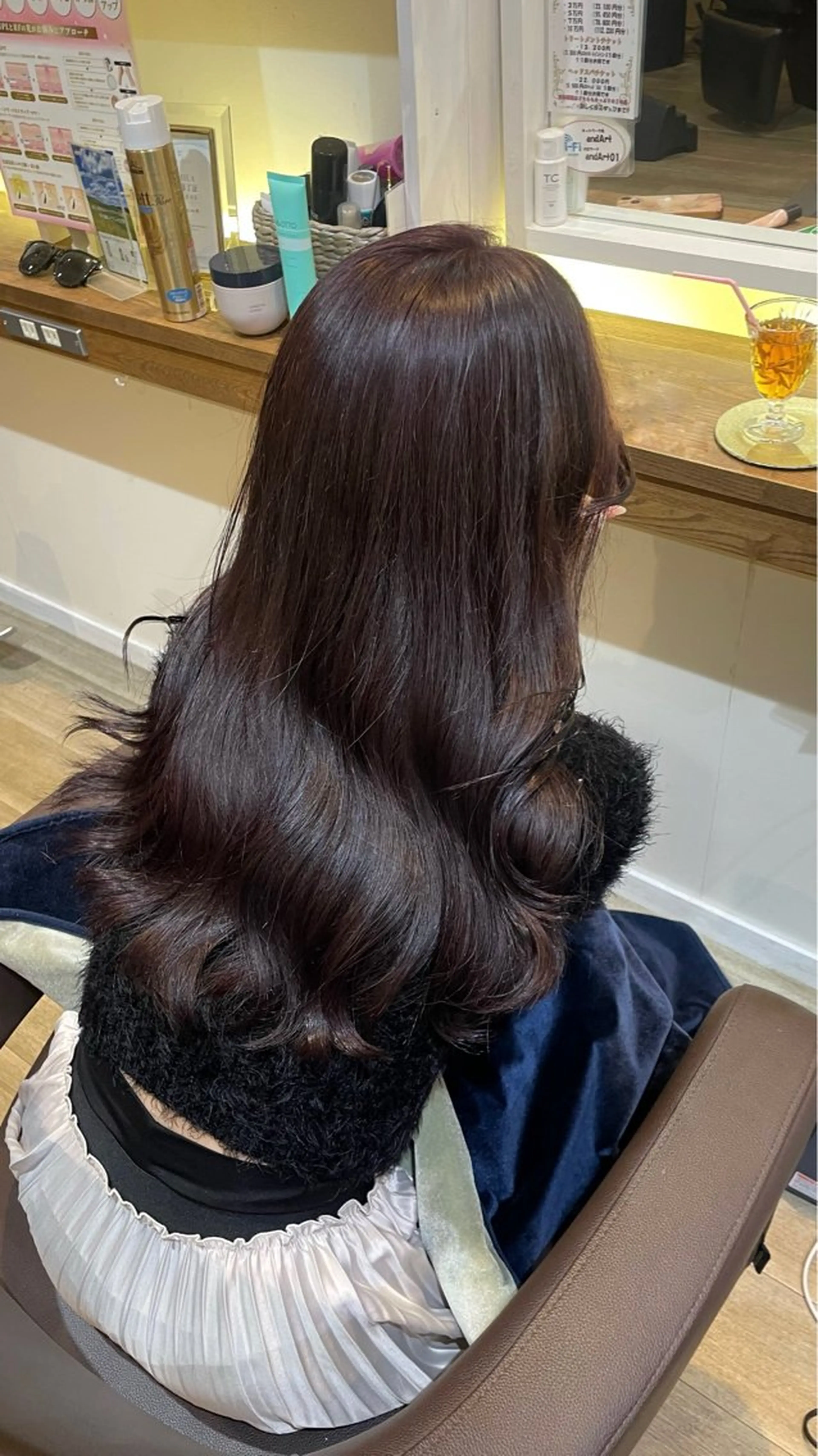 セミロング ヘアカラー 🎀ハイトーン/ 艶カラー/夕月🎀のヘアスタイル