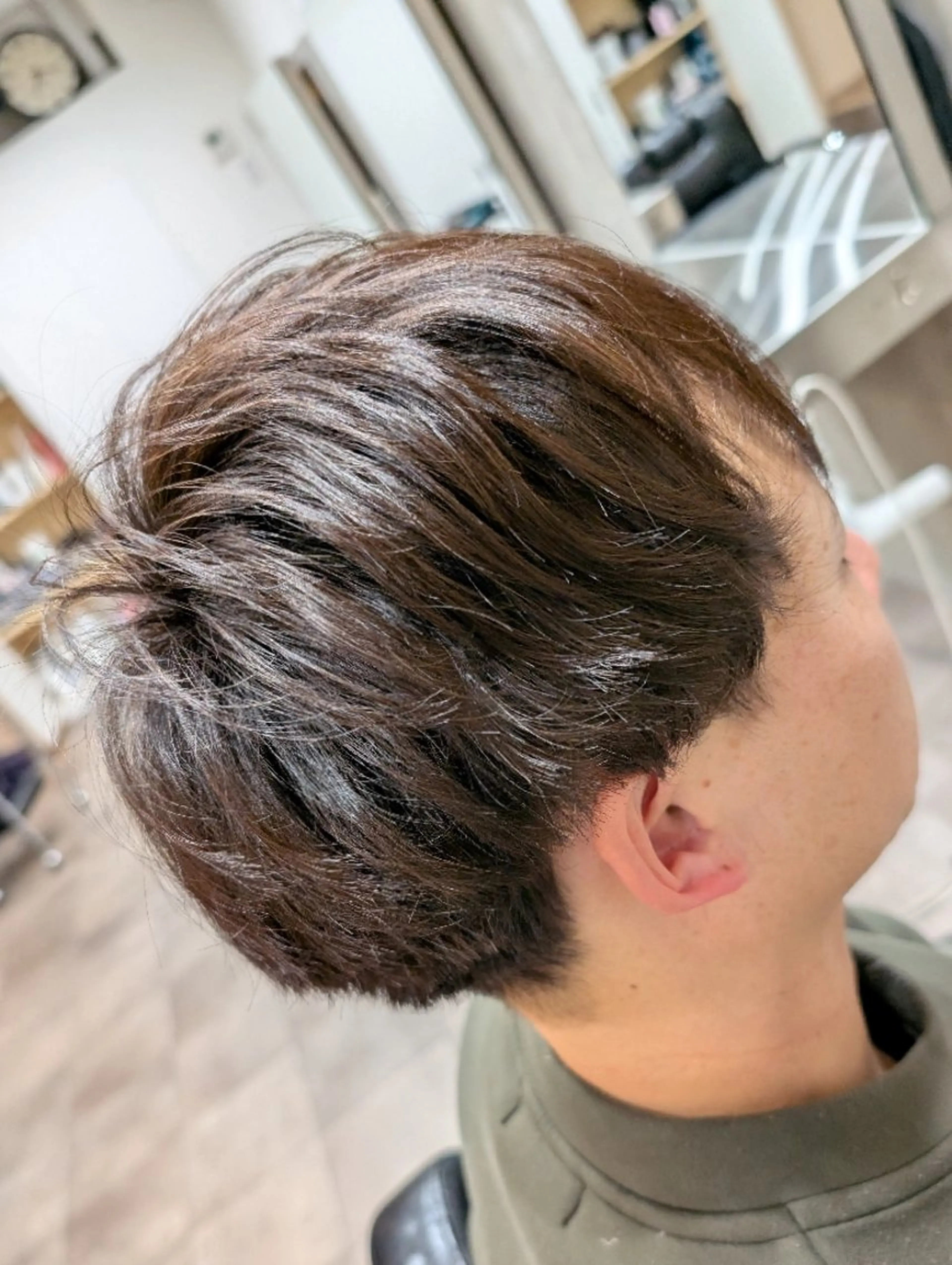 ショート パーマ メンズ メンズパーマ カット パーマ QOL円山 YUTOのヘアスタイル