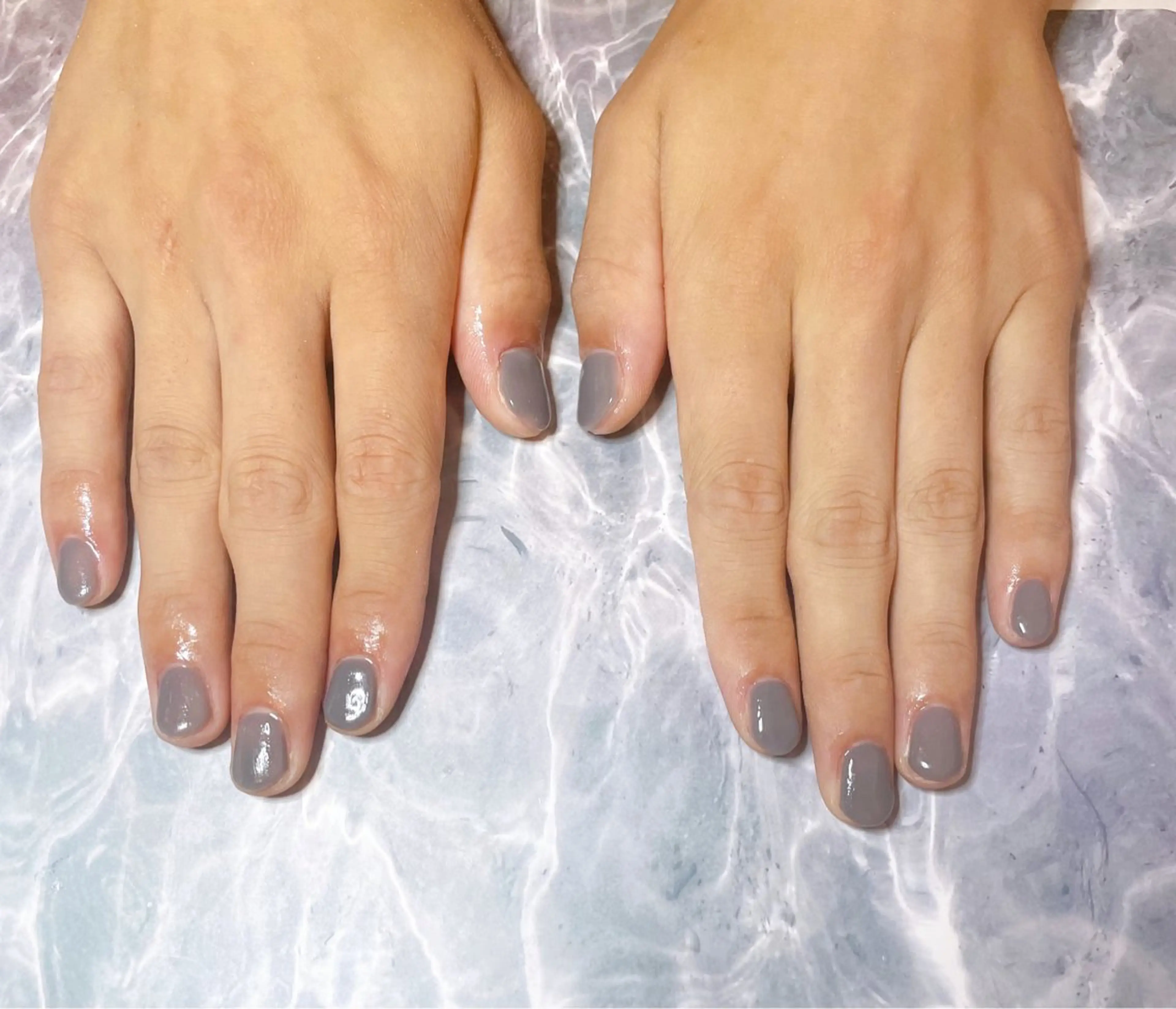 ネイル メンズネイル Melia by attrait🌿杏のネイルデザイン