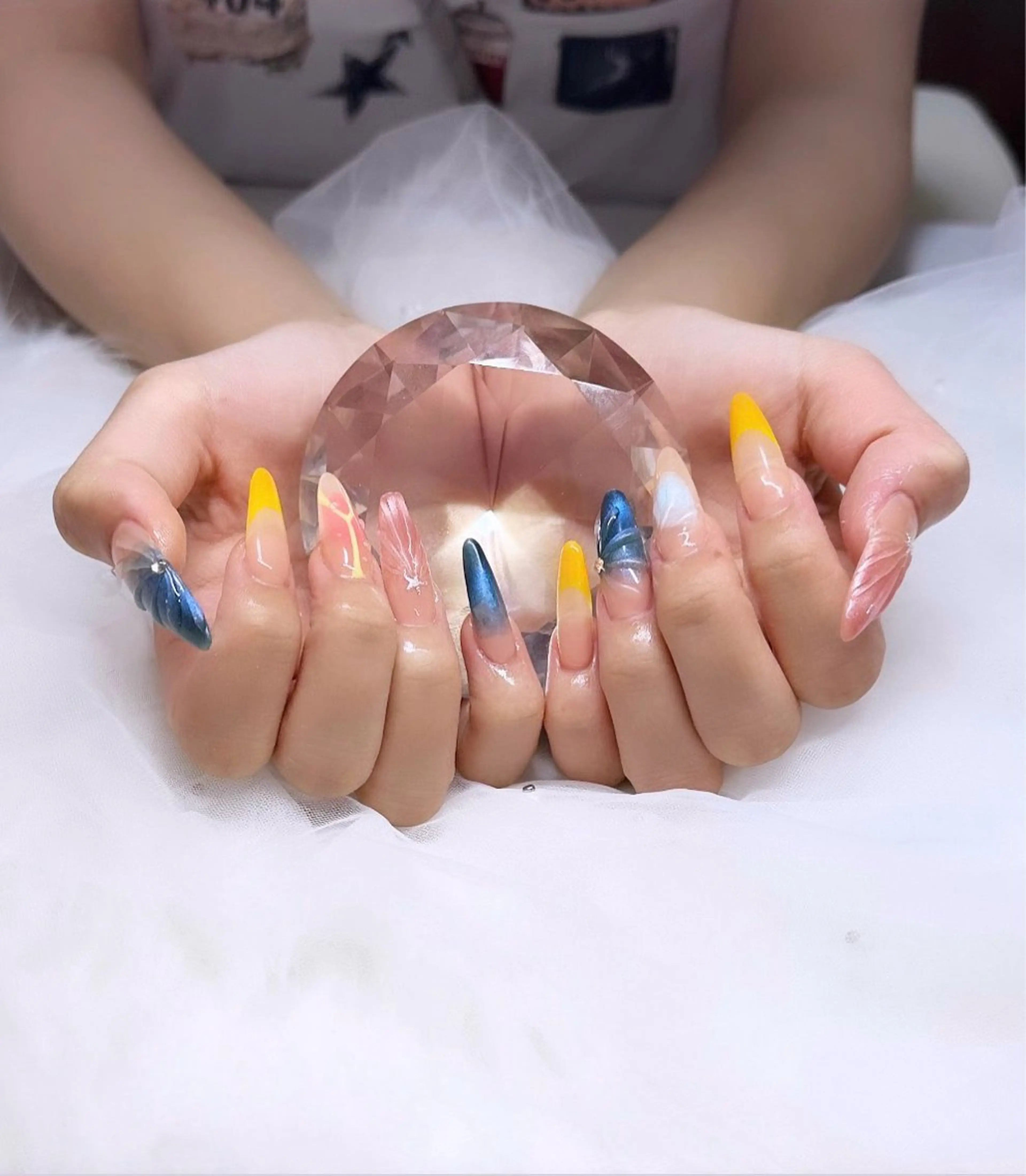 ネイル ハンドネイル 🩵liru Haru🩵のネイルデザイン