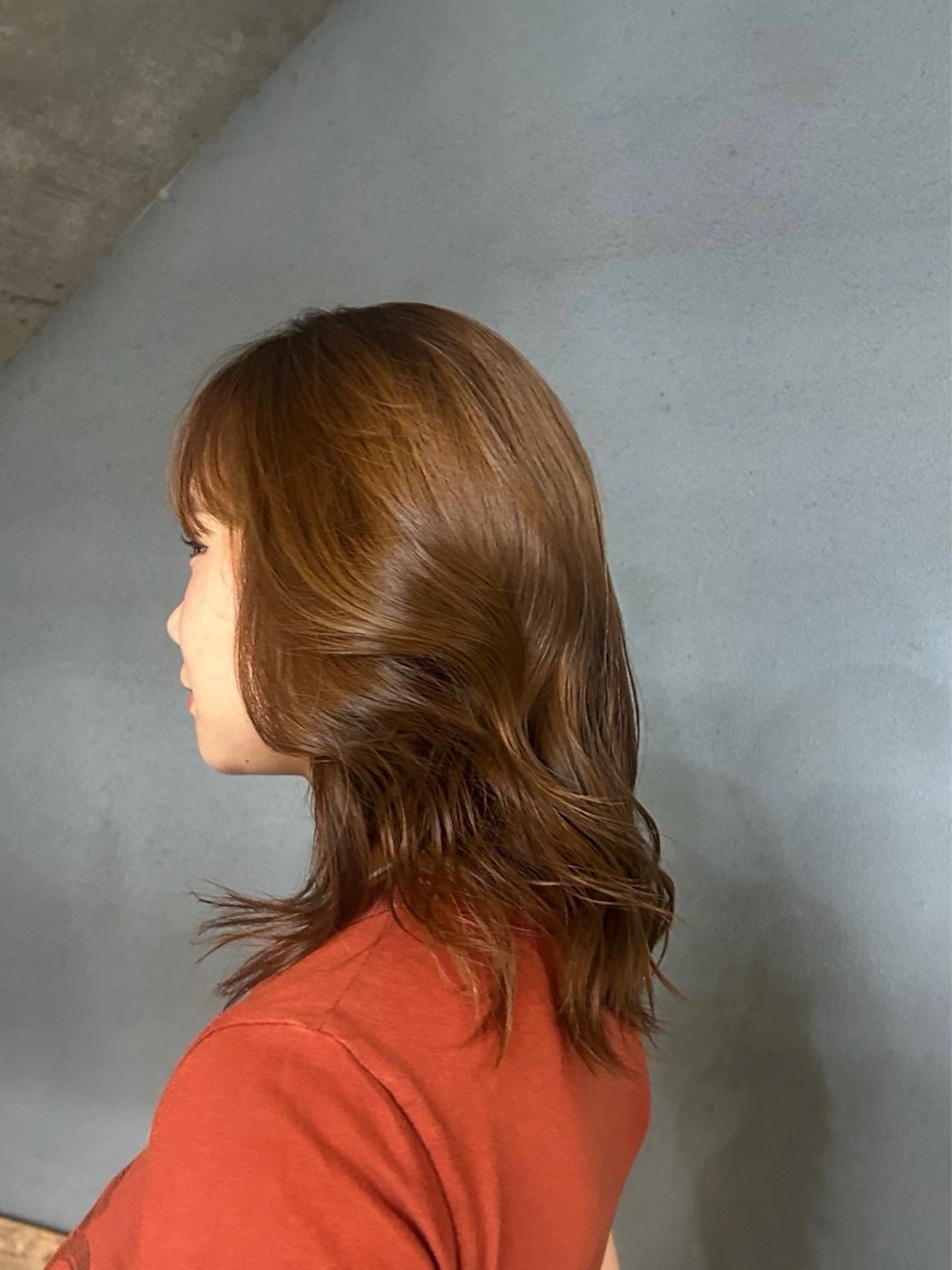 ミディアム カラー akari 🩵のヘアスタイル