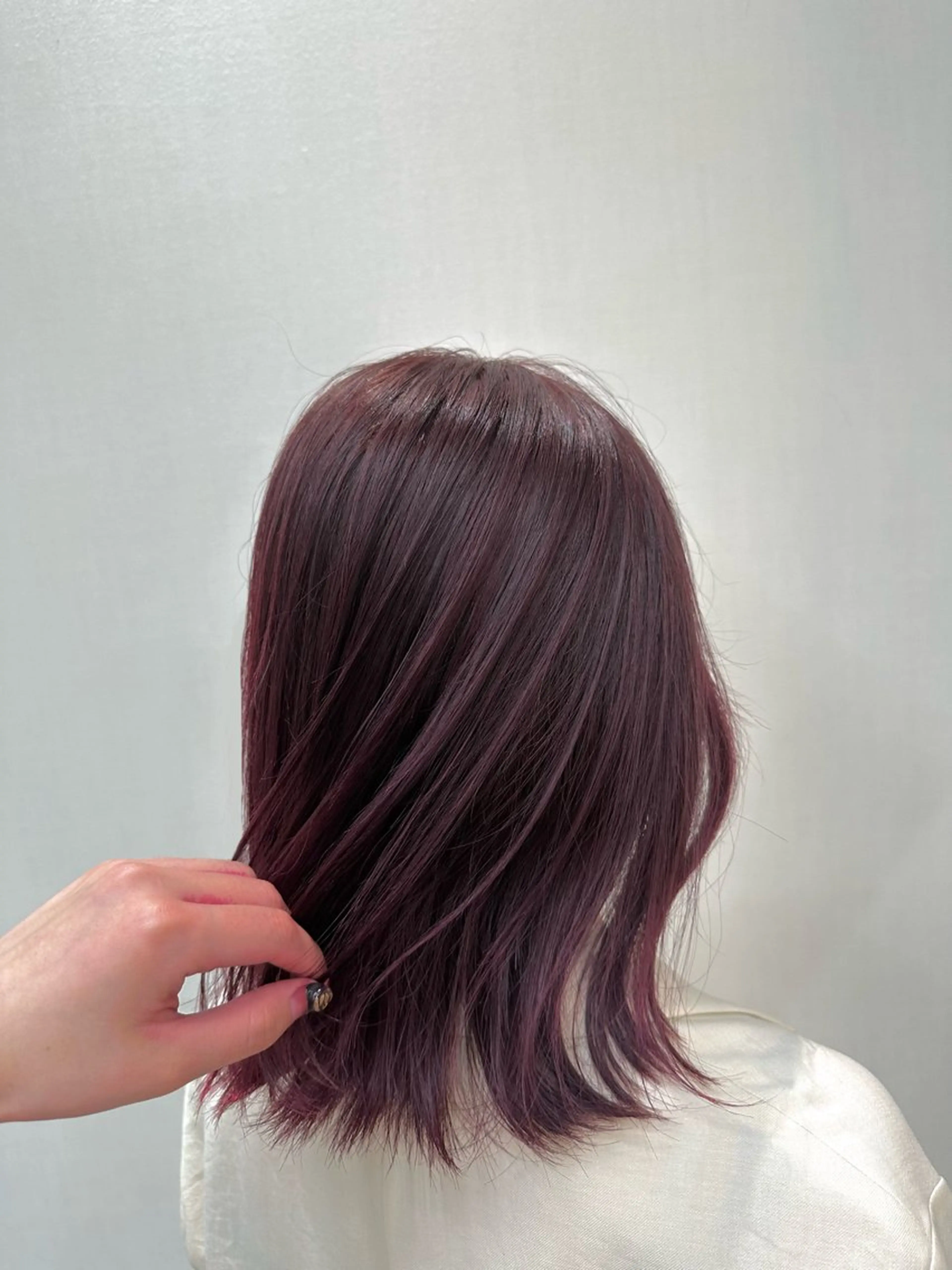 セミロング カラー 熊本市東区 /Ririkaのヘアスタイル