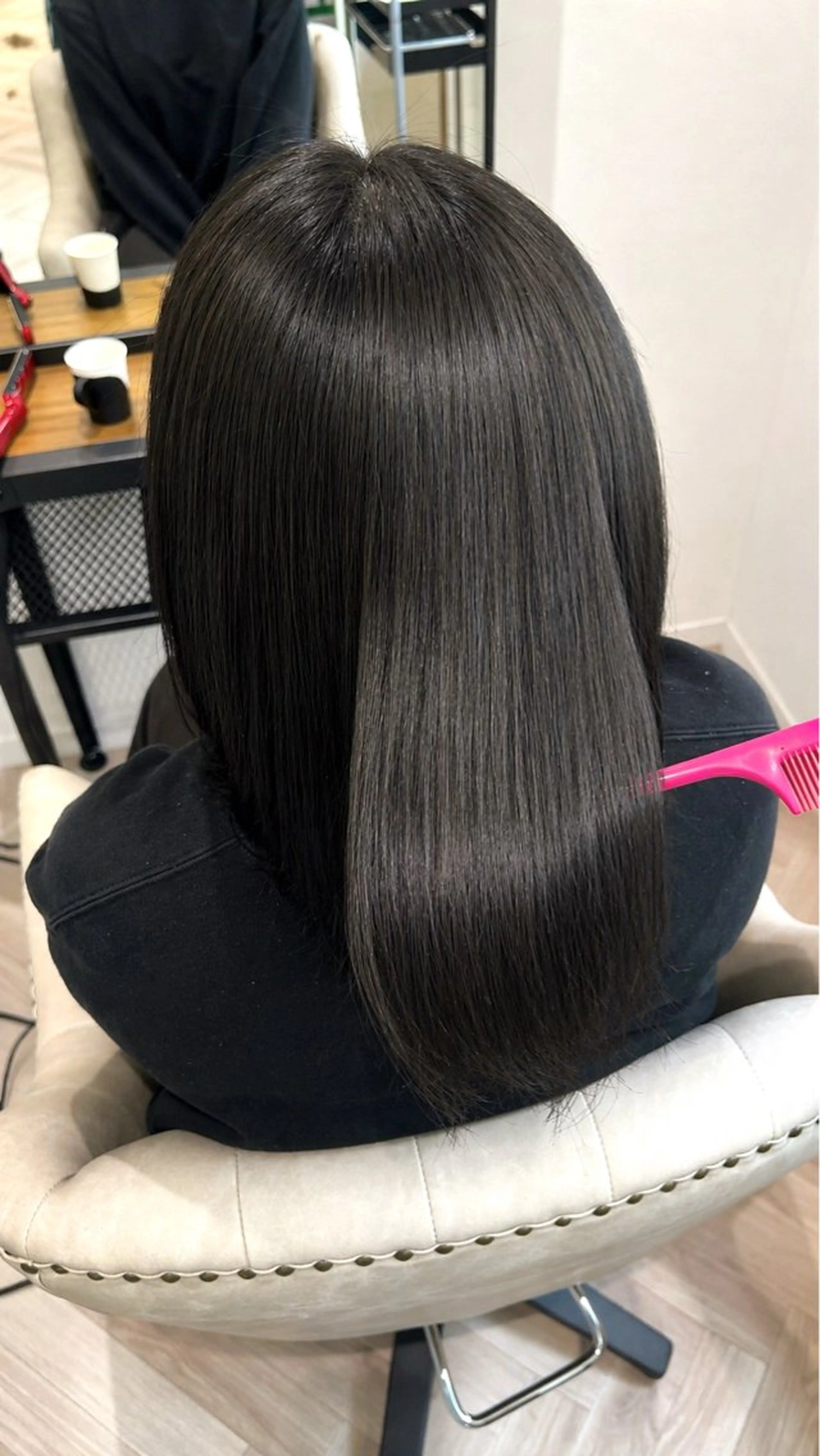 セミロング カラー ブリーチ 透明感カラー ヘアカラー トリートメント lond shige /重髙翔斗のヘアスタイル